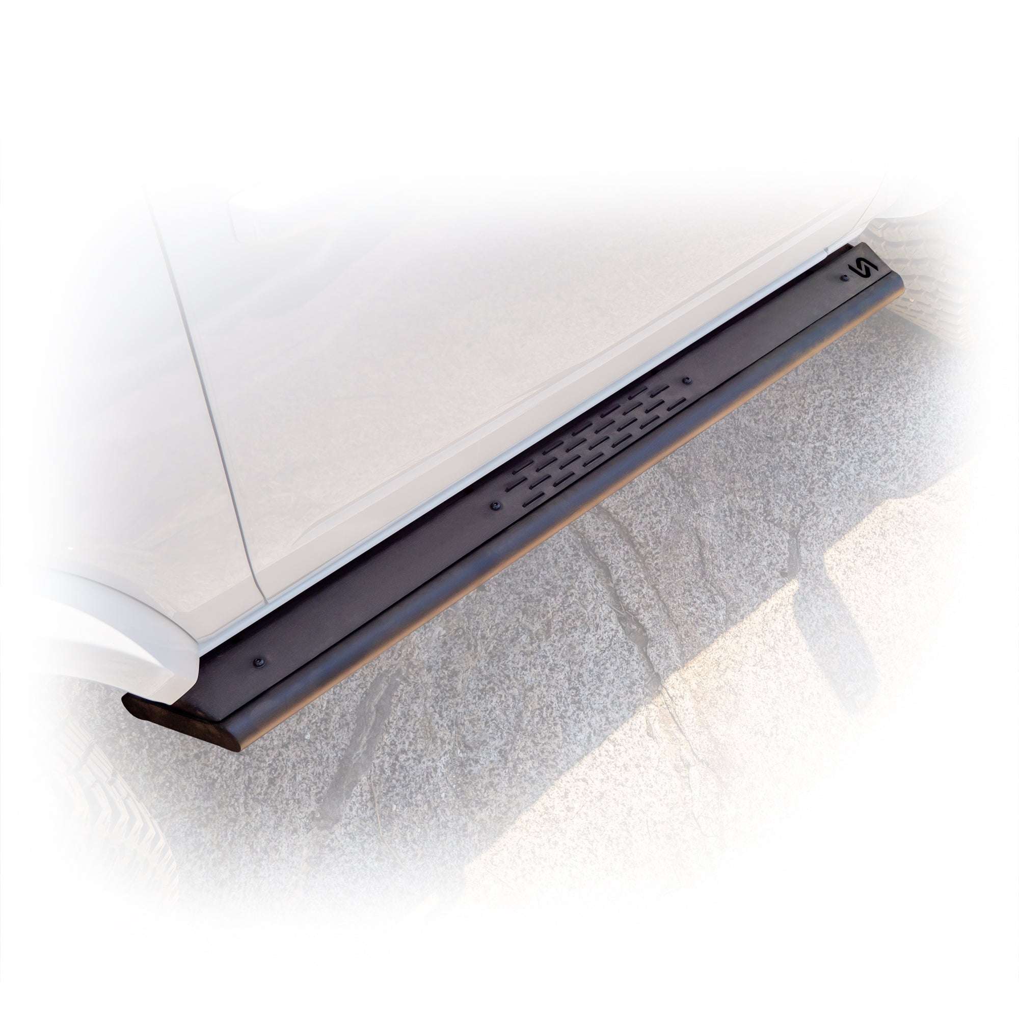 Close-up of Ford Bronco 2-Door Slider Step showing heavy-duty design