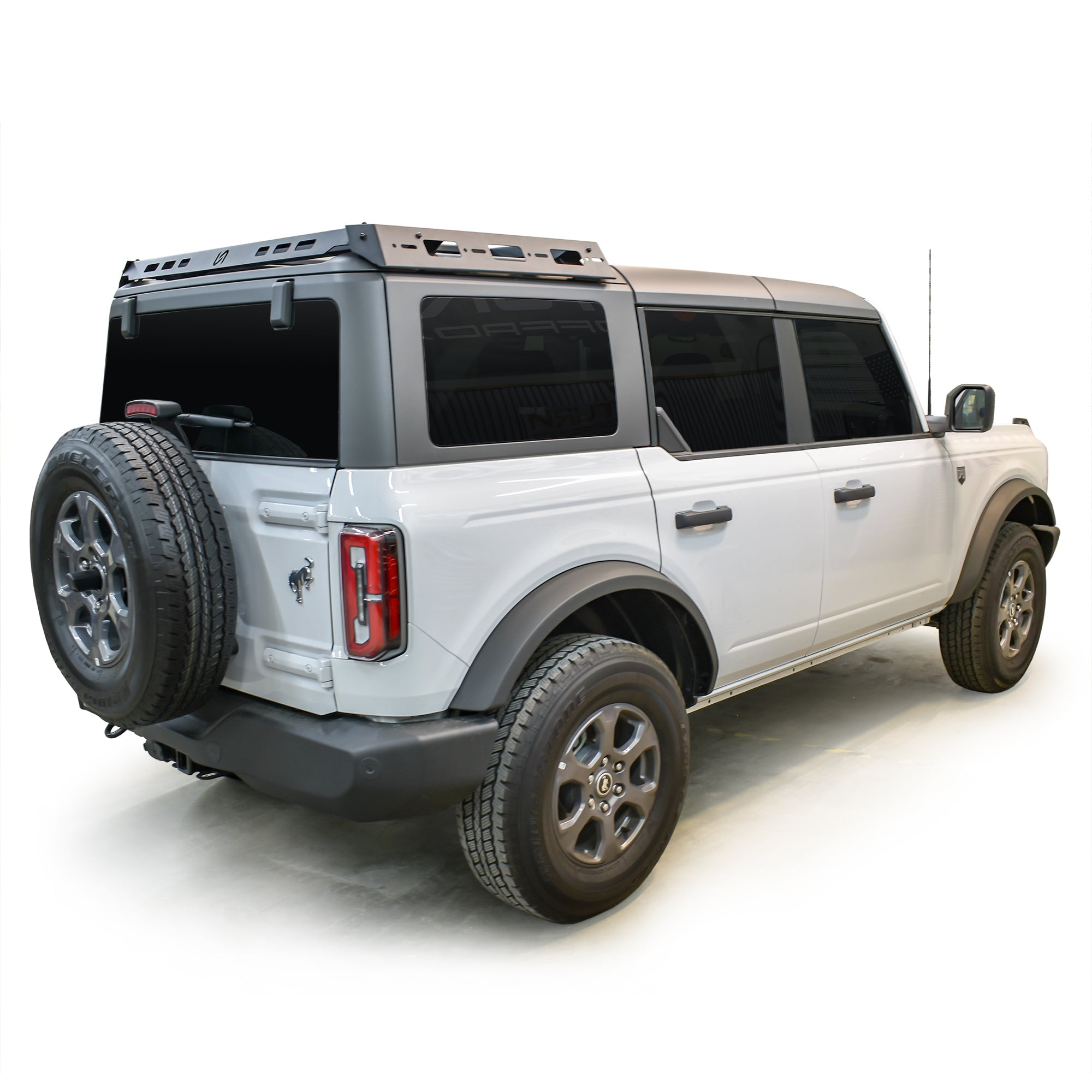 2021+ Ford Bronco 4 Door Hard Top Half Roof Rack - Turn Offroad