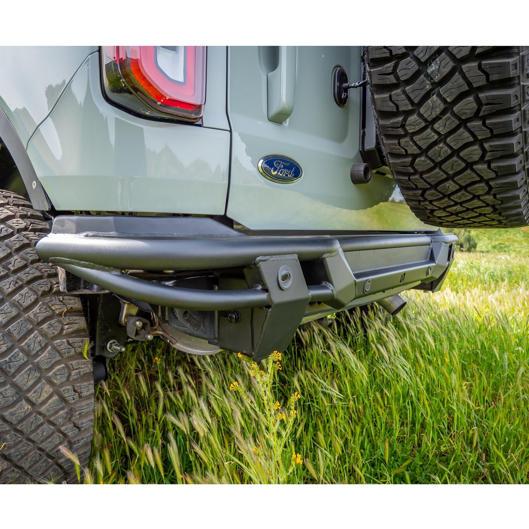 2021+ Ford Bronco Baja Tubular Rear Bumper - Turn Offroad