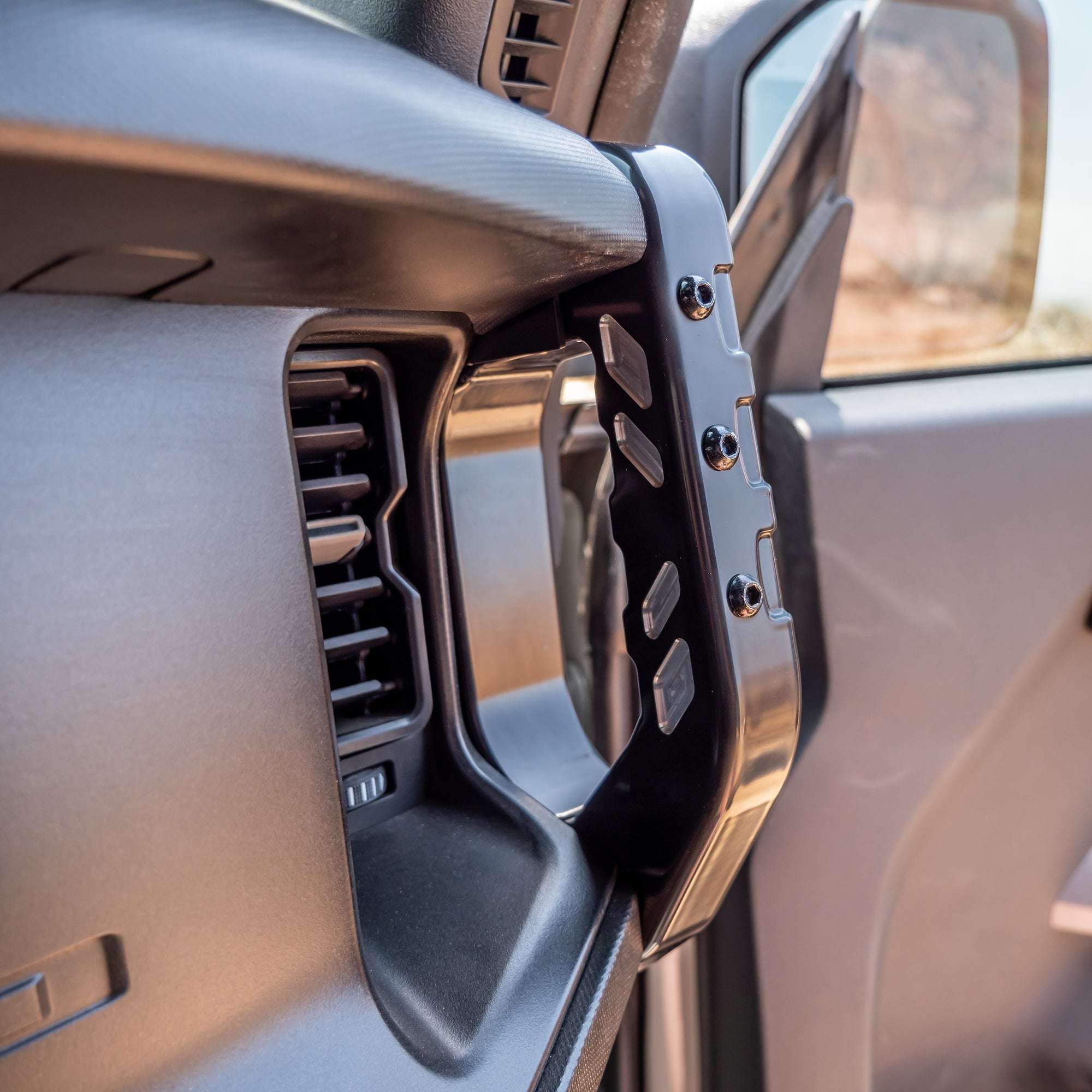 2021+ Ford Bronco Billet Dash Side Handles - Pair - Turn Offroad