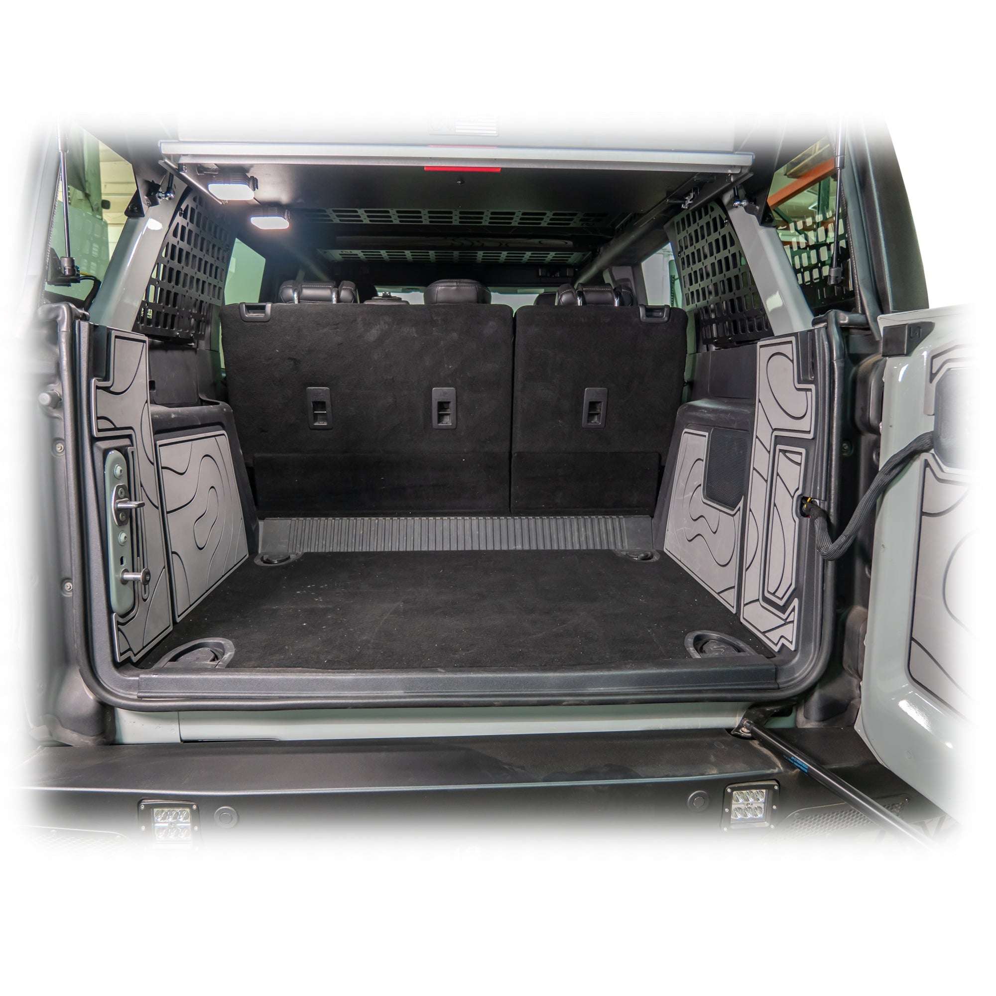 2021+ Ford Bronco Cargo Area Foam Protector Kit - Turn Offroad