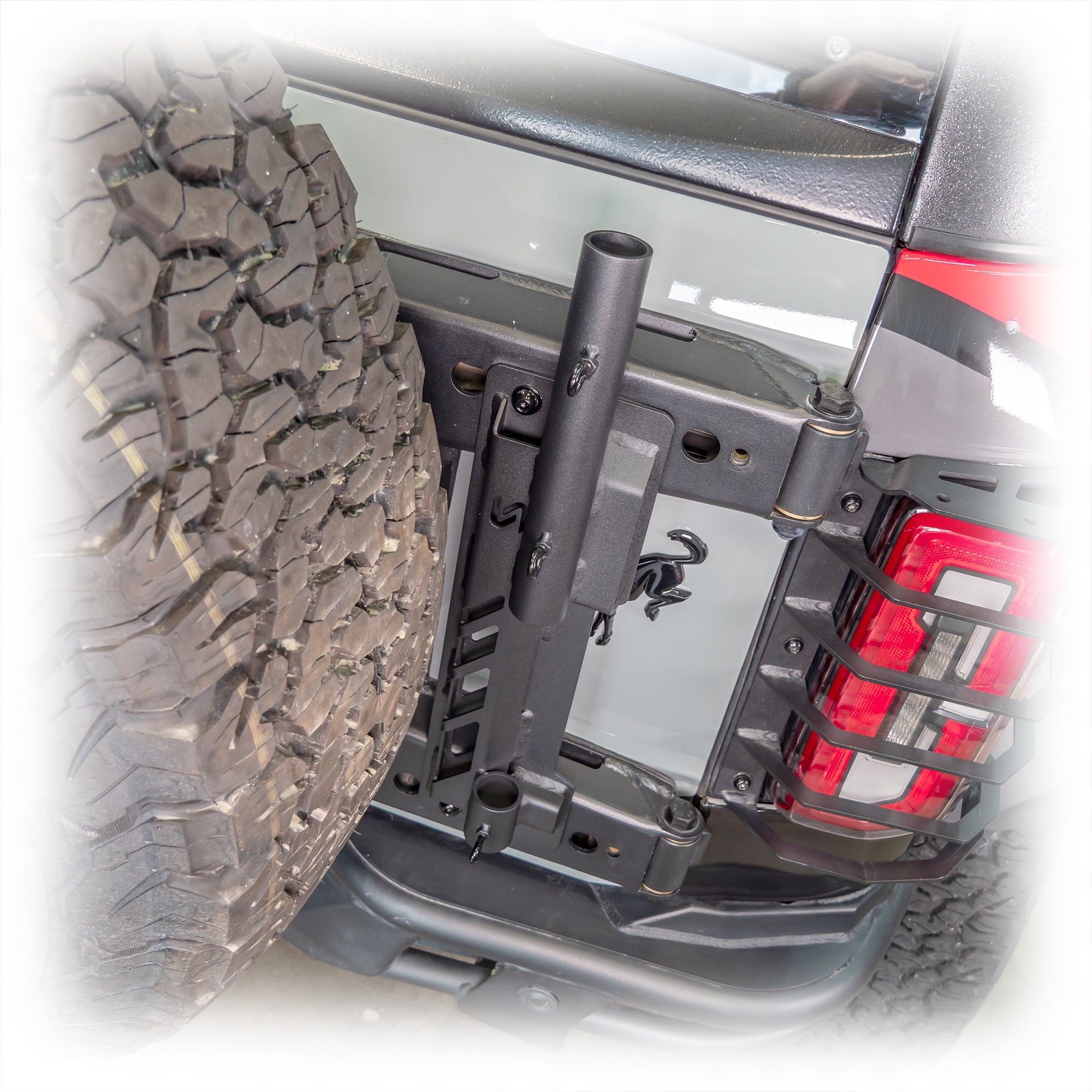 2021+ Ford Bronco HD Tailgate Flag Mount - Turn Offroad