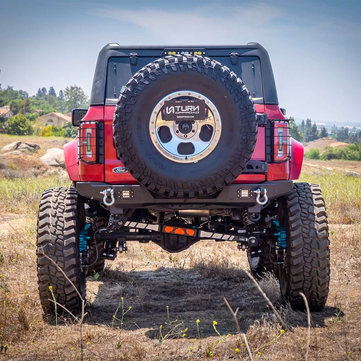 2021+ Ford Bronco HD Tire Carrier Tailgate Reinforcement - Turn Offroad