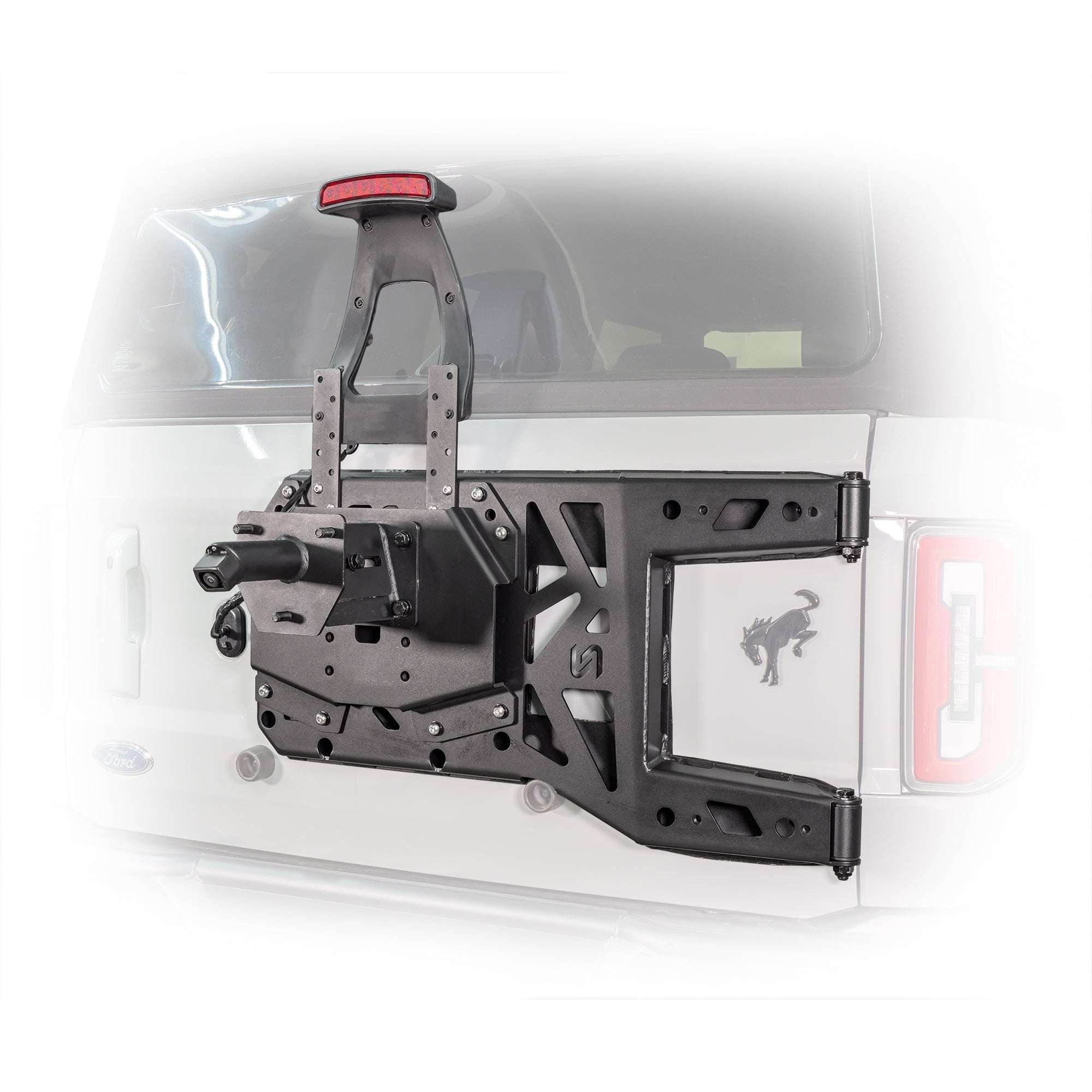 2021+ Ford Bronco HD Tire Carrier Tailgate Reinforcement - Turn Offroad