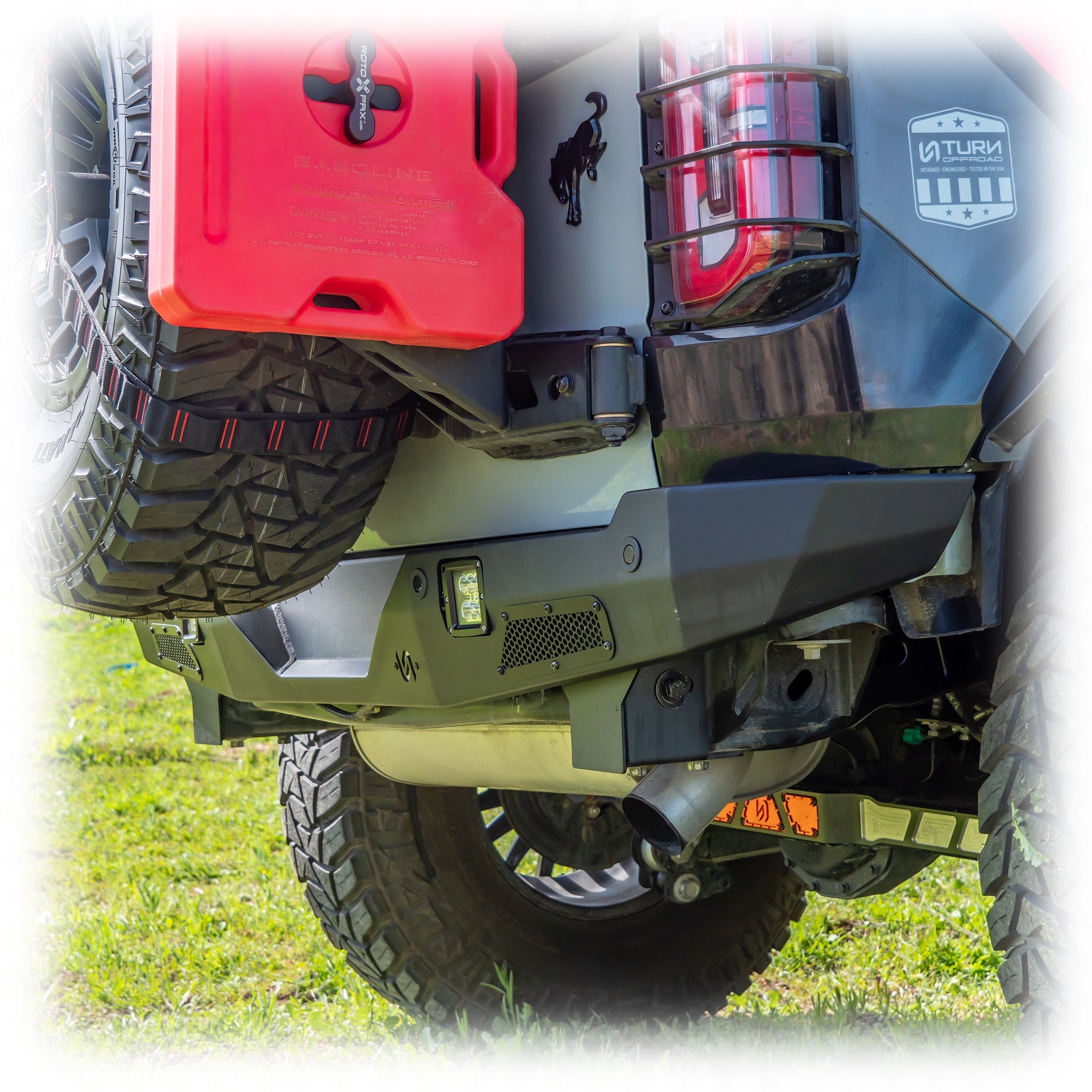 2021+ Ford Bronco Hyperlyte Rear Bumper - Turn Offroad