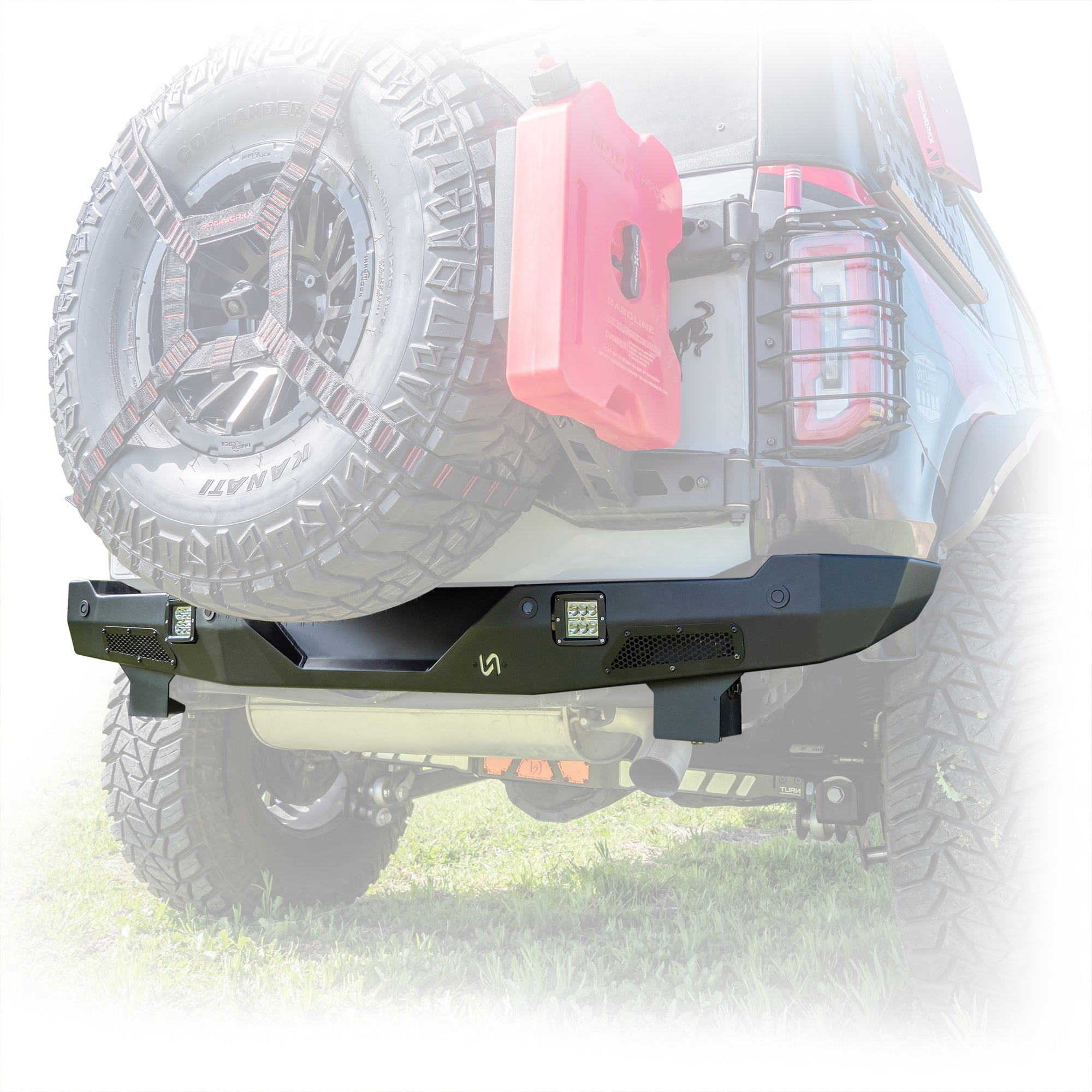 2021+ Ford Bronco Hyperlyte Rear Bumper - Turn Offroad