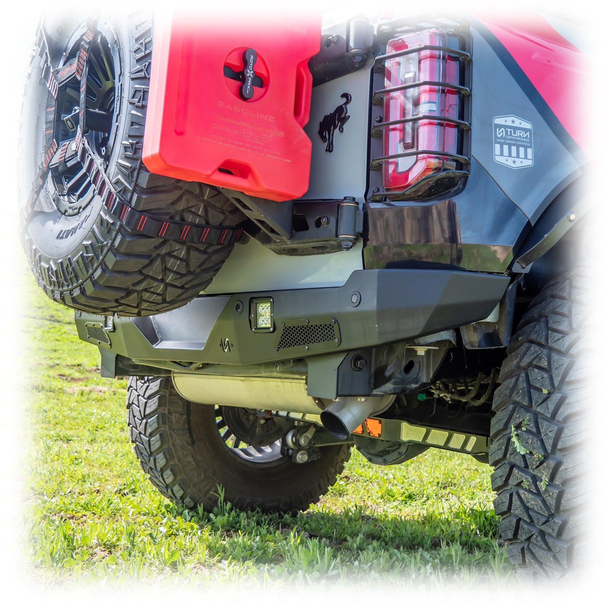 2021+ Ford Bronco Hyperlyte Rear Bumper - Turn Offroad
