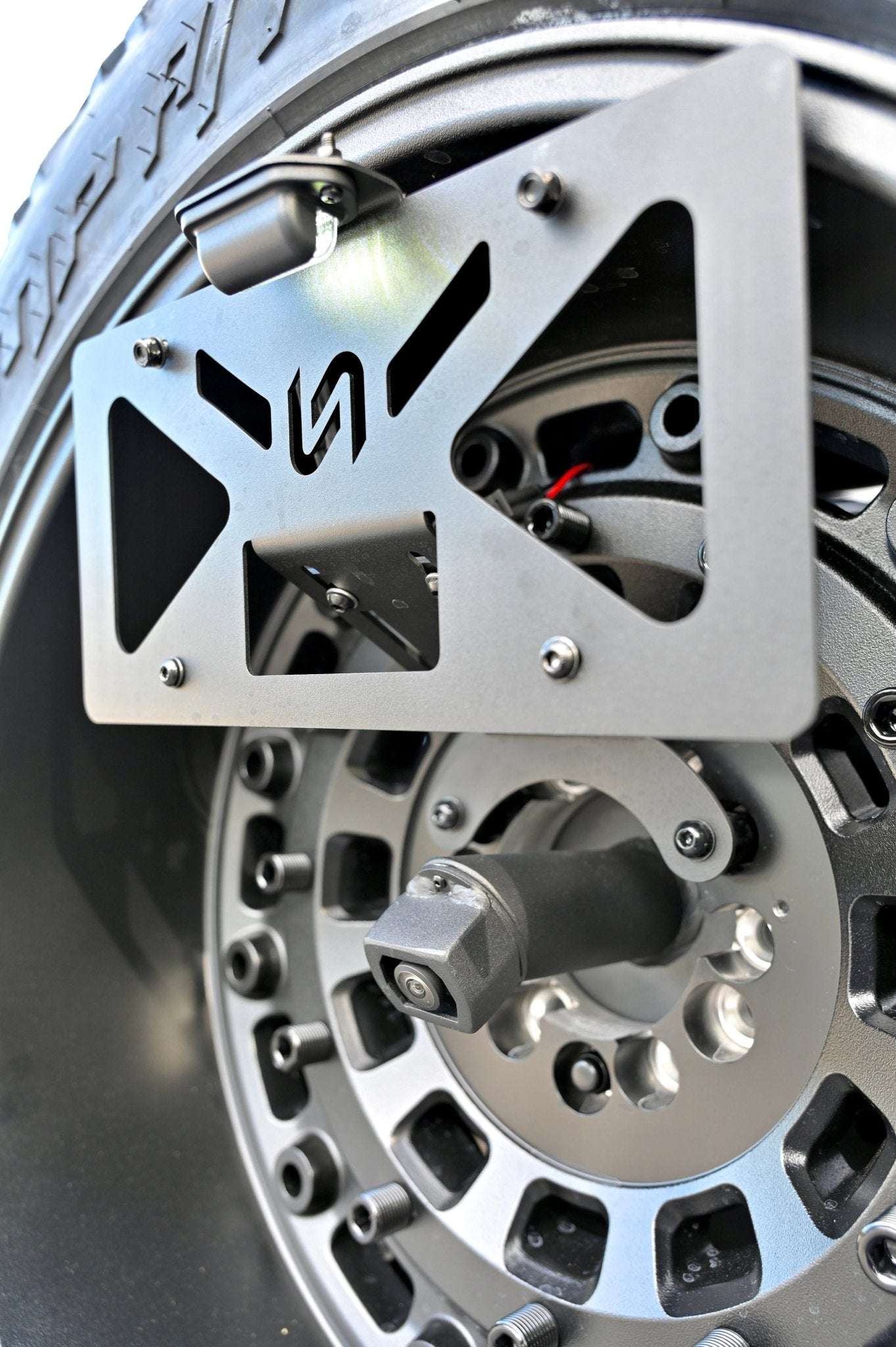 2021+ Ford Bronco License Plate Relocation Bracket - Turn Offroad