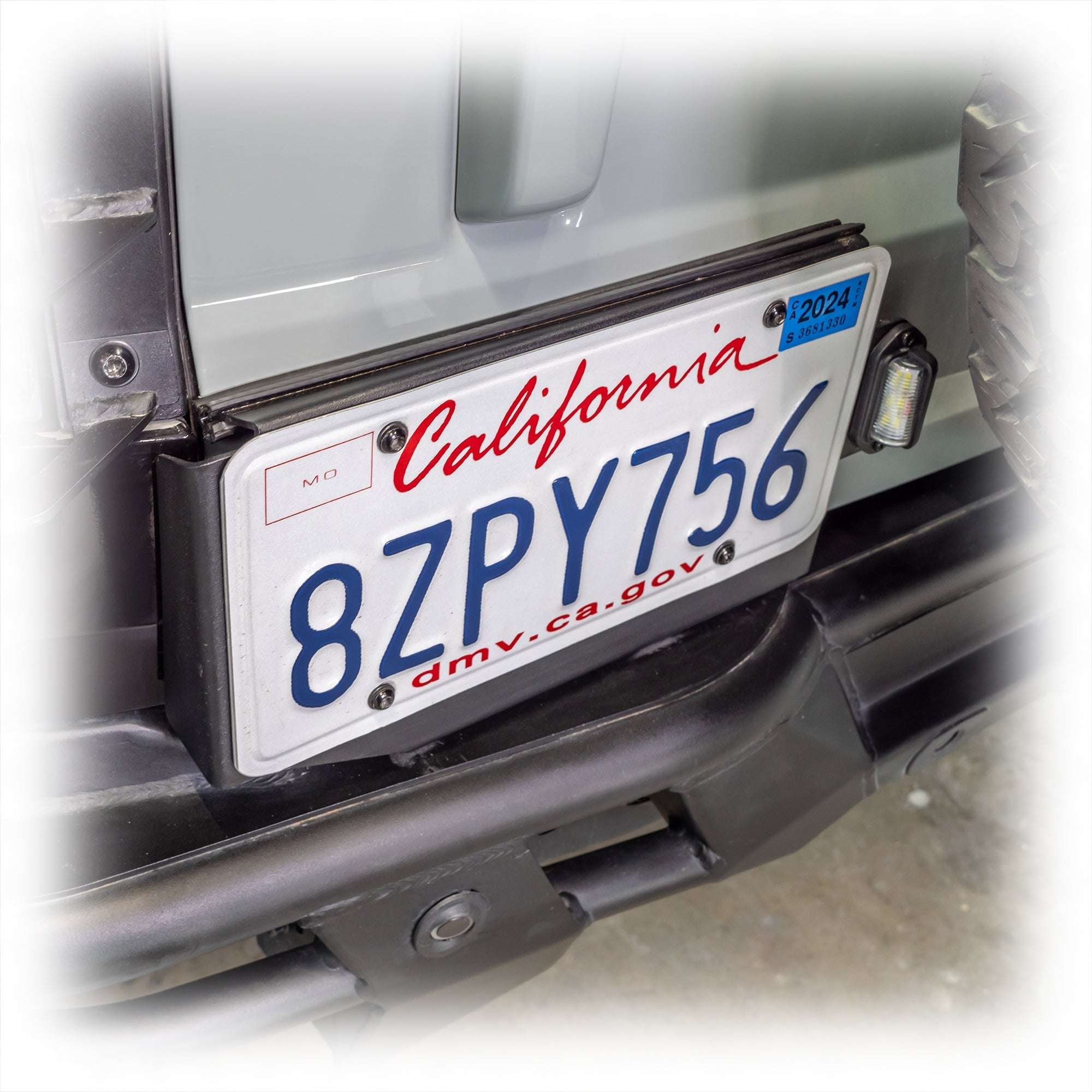 2021+ Ford Bronco License Plate Relocation Bracket - Turn Offroad