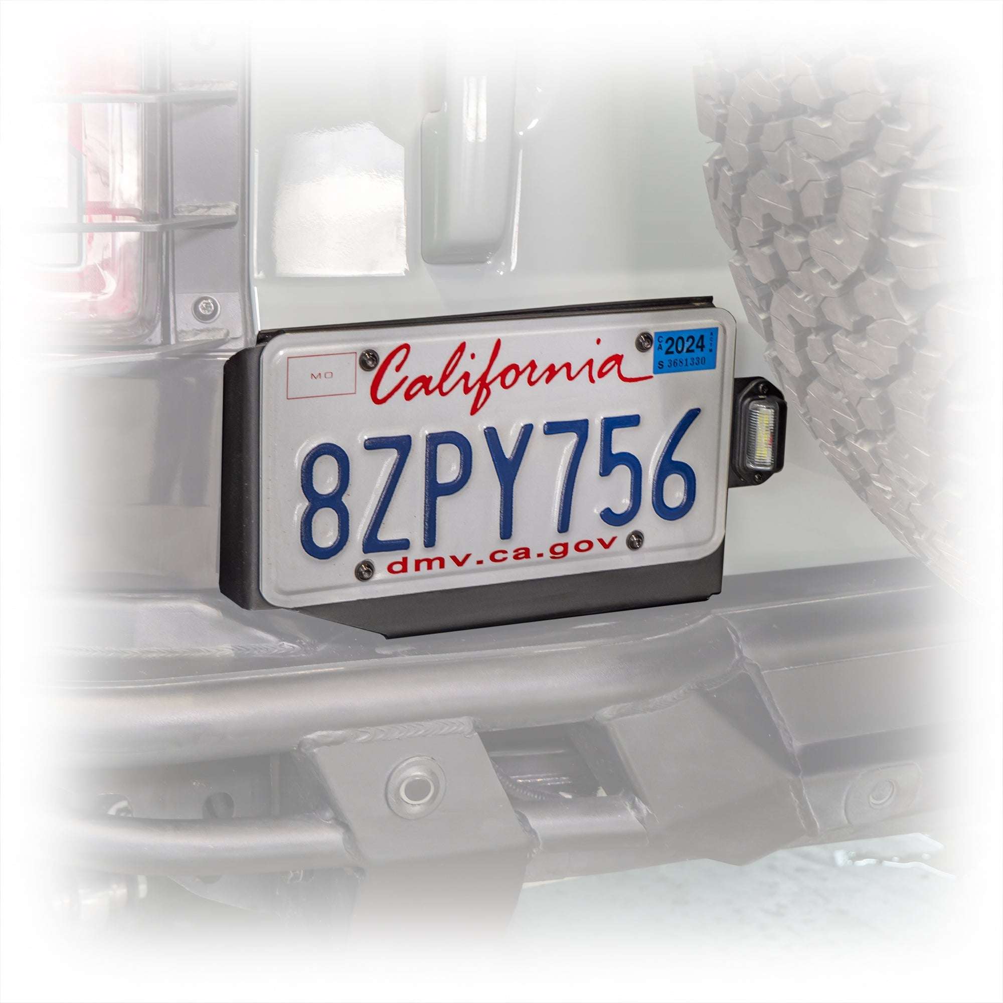 2021+ Ford Bronco License Plate Relocation Bracket - Turn Offroad