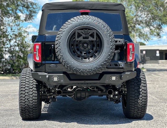 2021+ Ford Bronco Rear Bumper - Zero Series - Turn Offroad