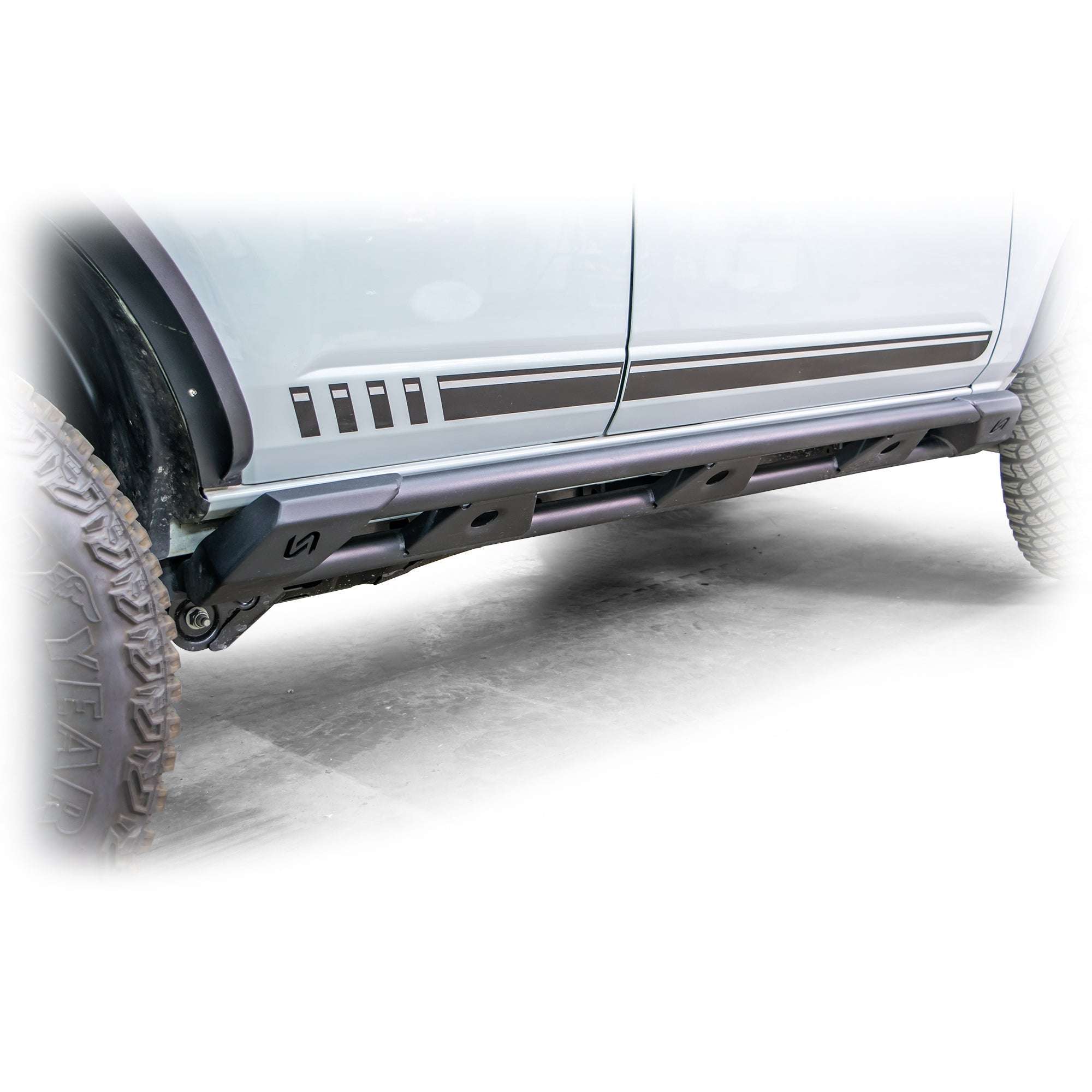 2021+ Ford Bronco Rock Sliders 4 - Door - Turn Offroad