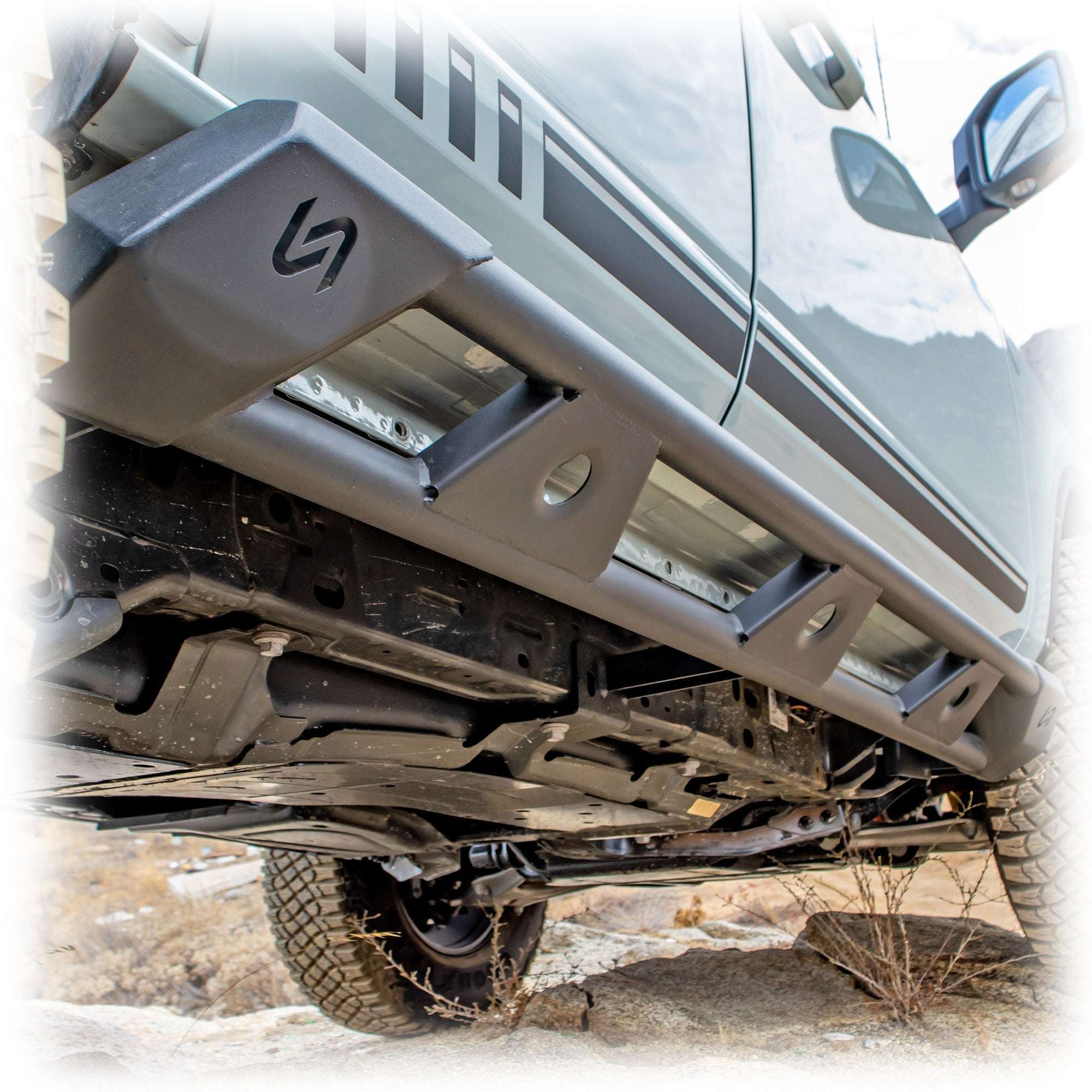 2021+ Ford Bronco Rock Sliders 4 - Door - Turn Offroad