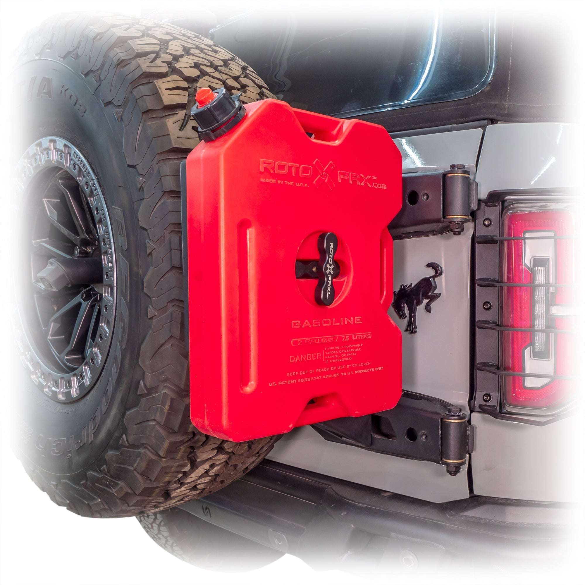 2021+ Ford Bronco Tailgate Rotopax Mount - Turn Offroad