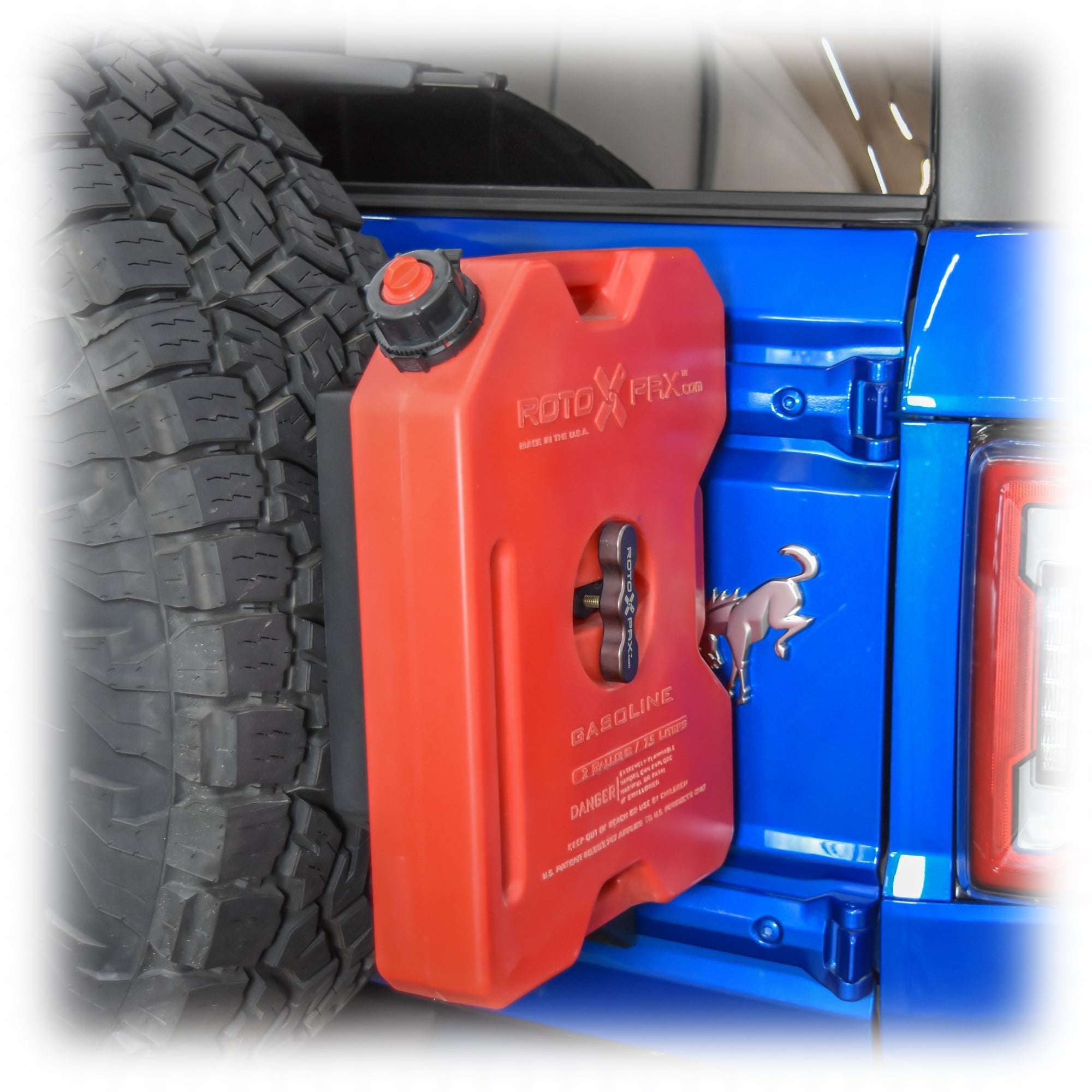2021+ Ford Bronco Tailgate Rotopax Mount - Turn Offroad