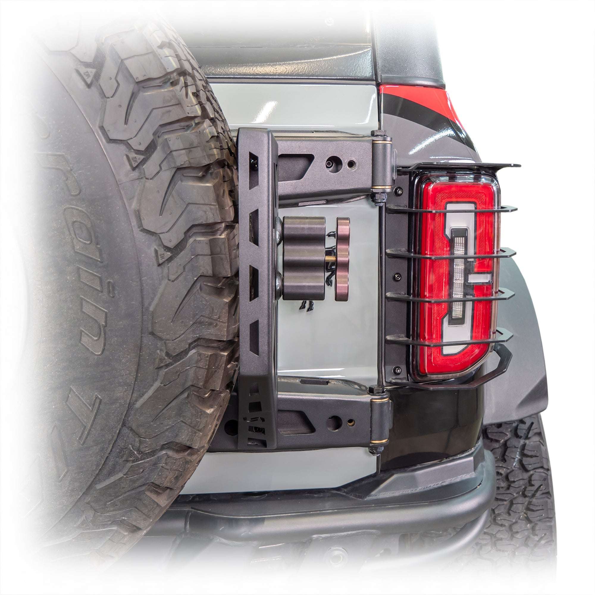 2021+ Ford Bronco Tailgate Rotopax Mount - Turn Offroad