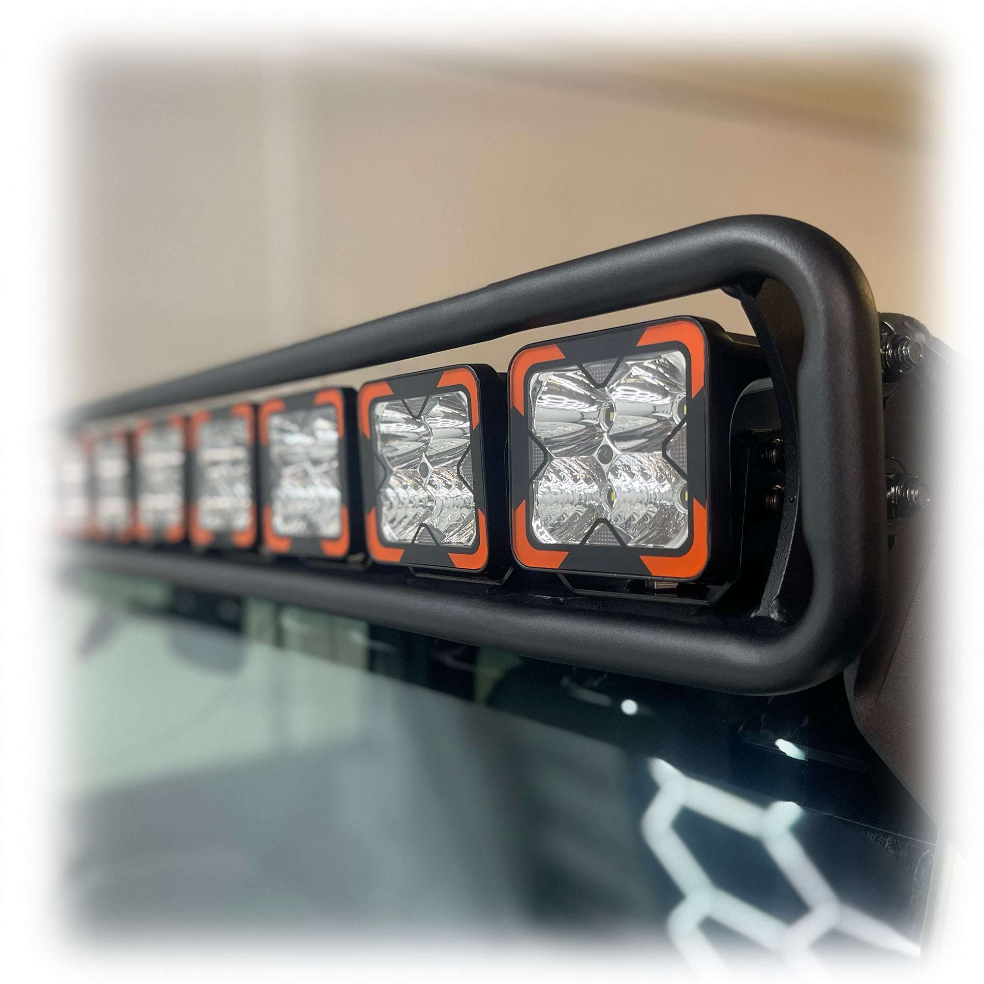 Baja Windshield Light Mount for Jeep Wrangler JK - Turn Offroad