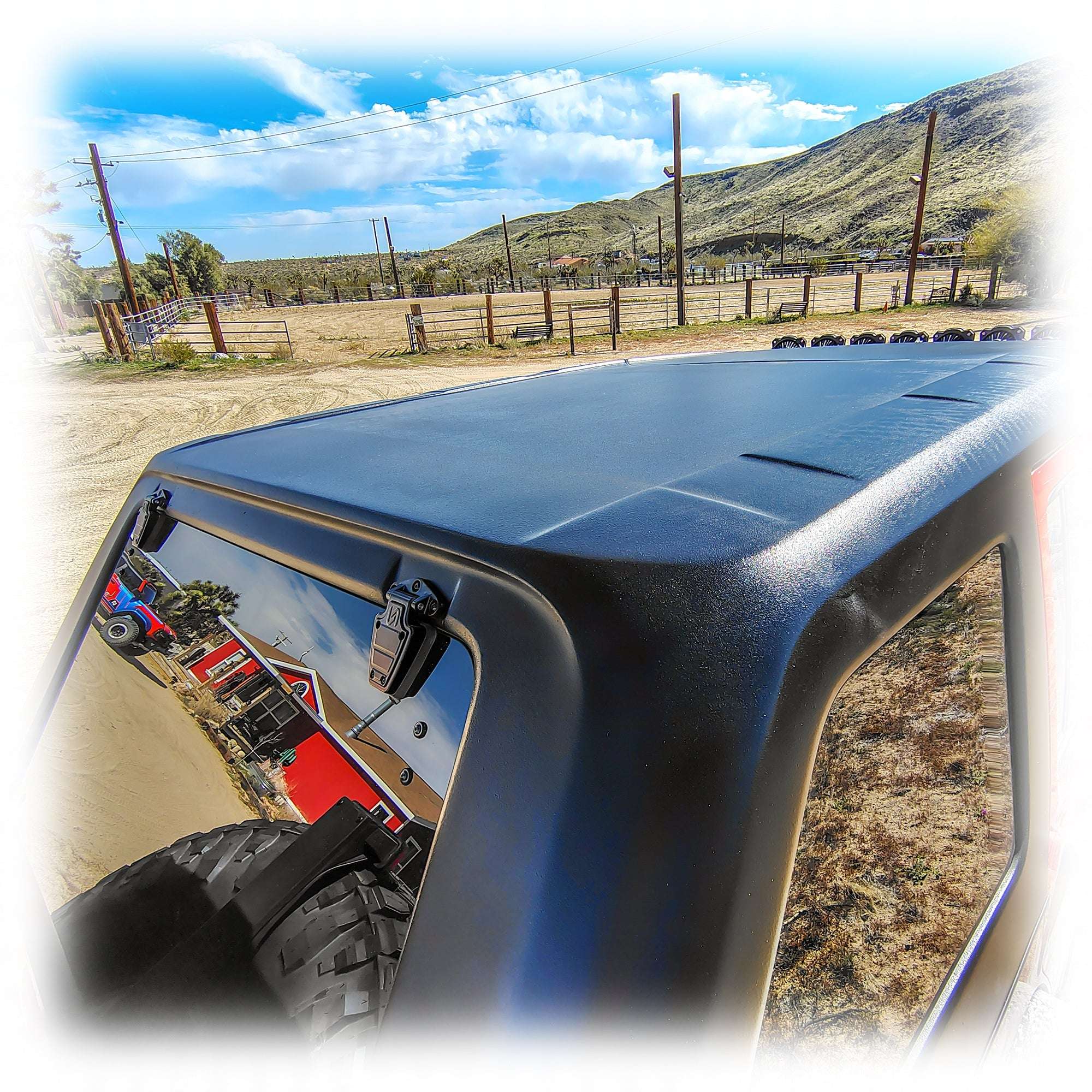 Fastback Hard Top for 2007 - 2018 Jeep JKU | w/ Removable Targa Panel - Turn Offroad