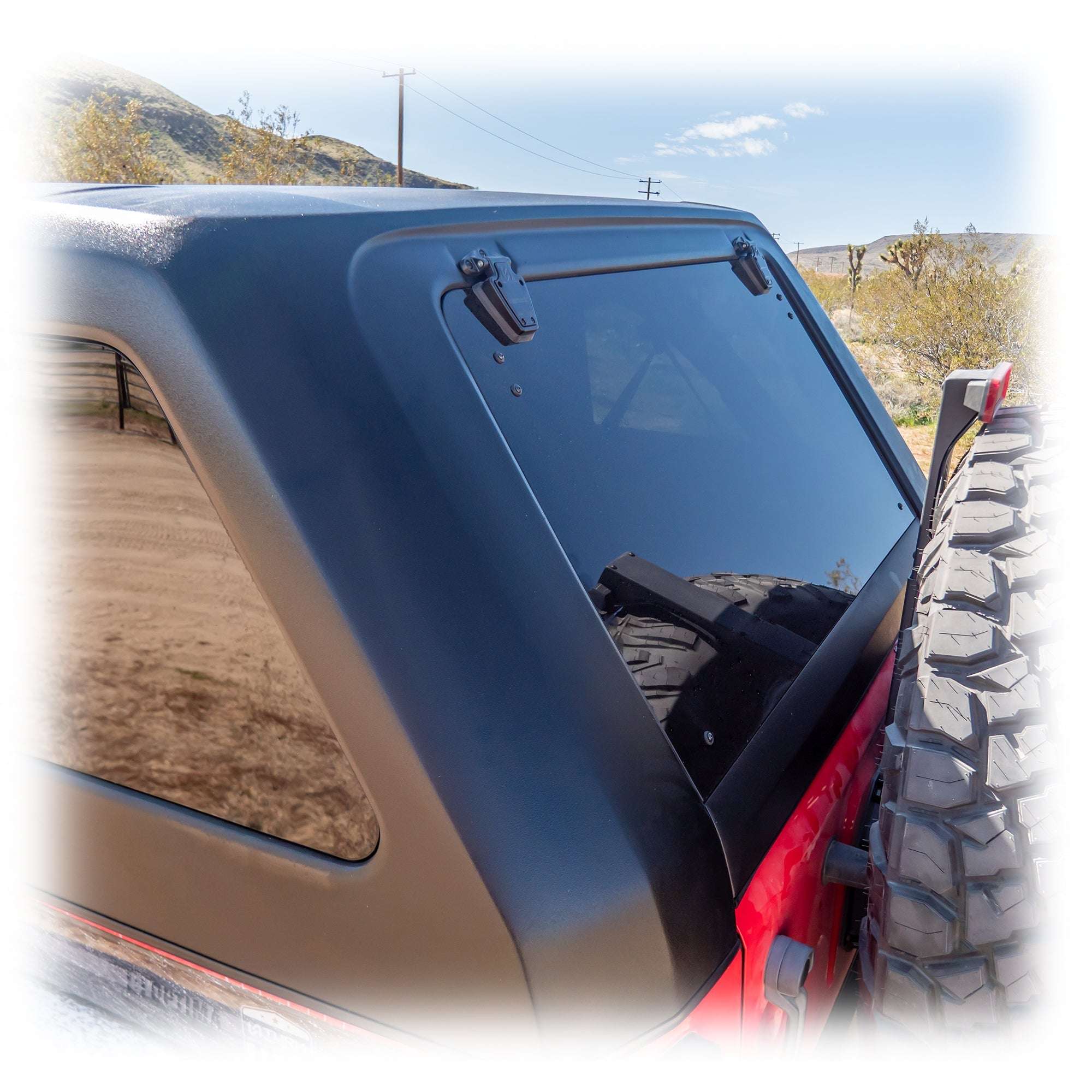 Fastback Hard Top for 2007 - 2018 Jeep JKU | w/ Removable Targa Panel - Turn Offroad