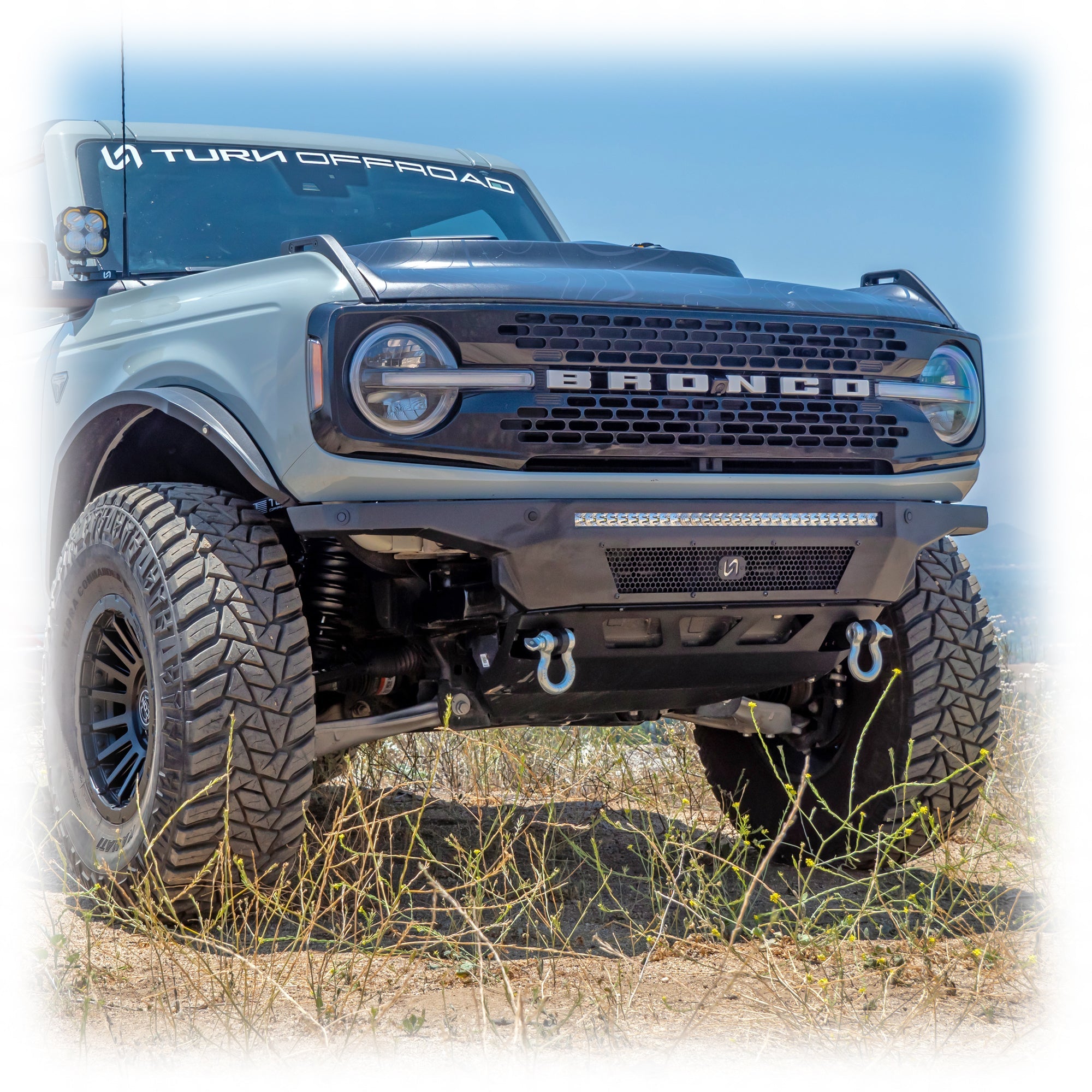 Ford Bronco Front Recovery Eyelets (Pair) | 2021–2025 - Turn Offroad