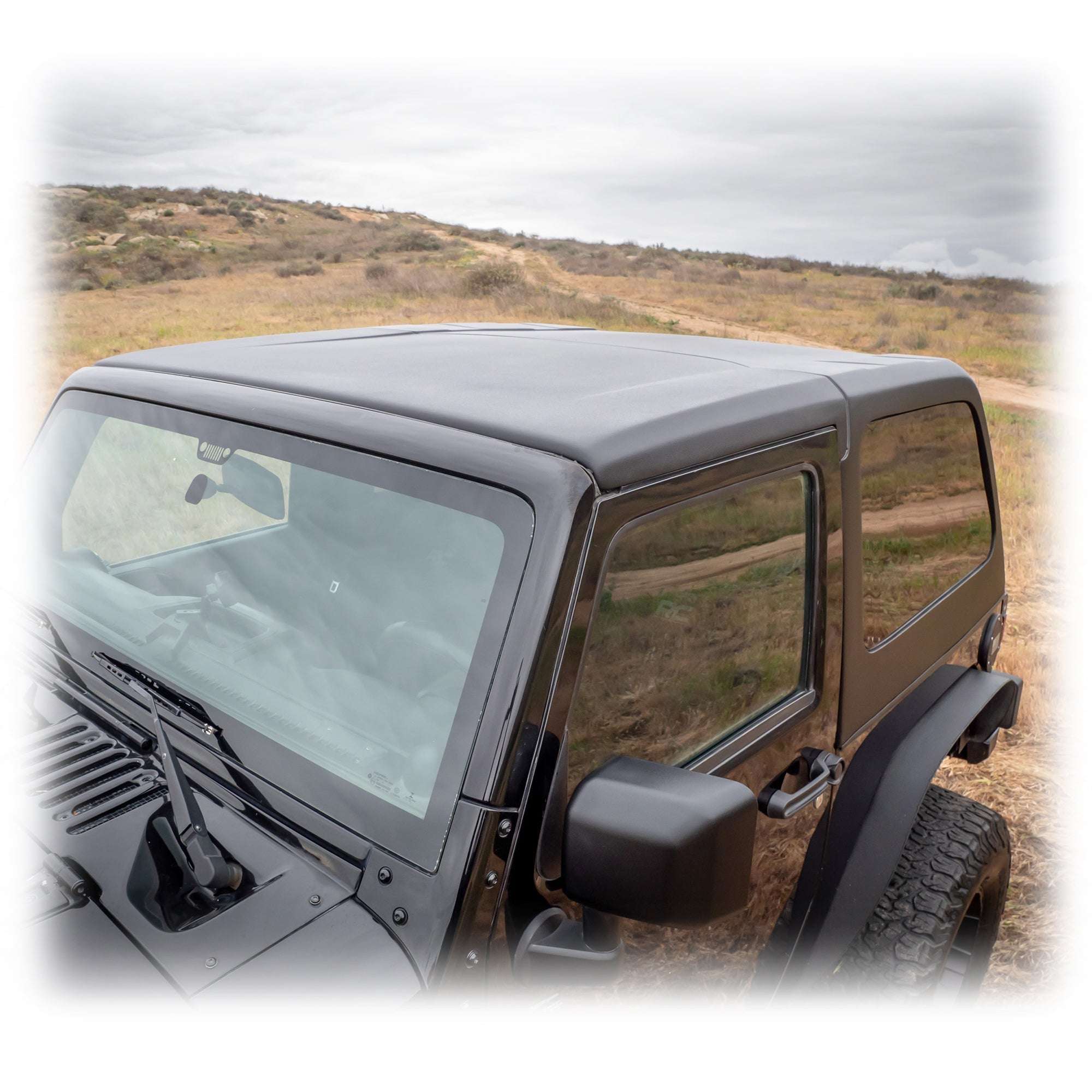 Jeep JK 2‑Door Fastback 2‑Piece Hard Top | 2007–2018 - Turn Offroad
