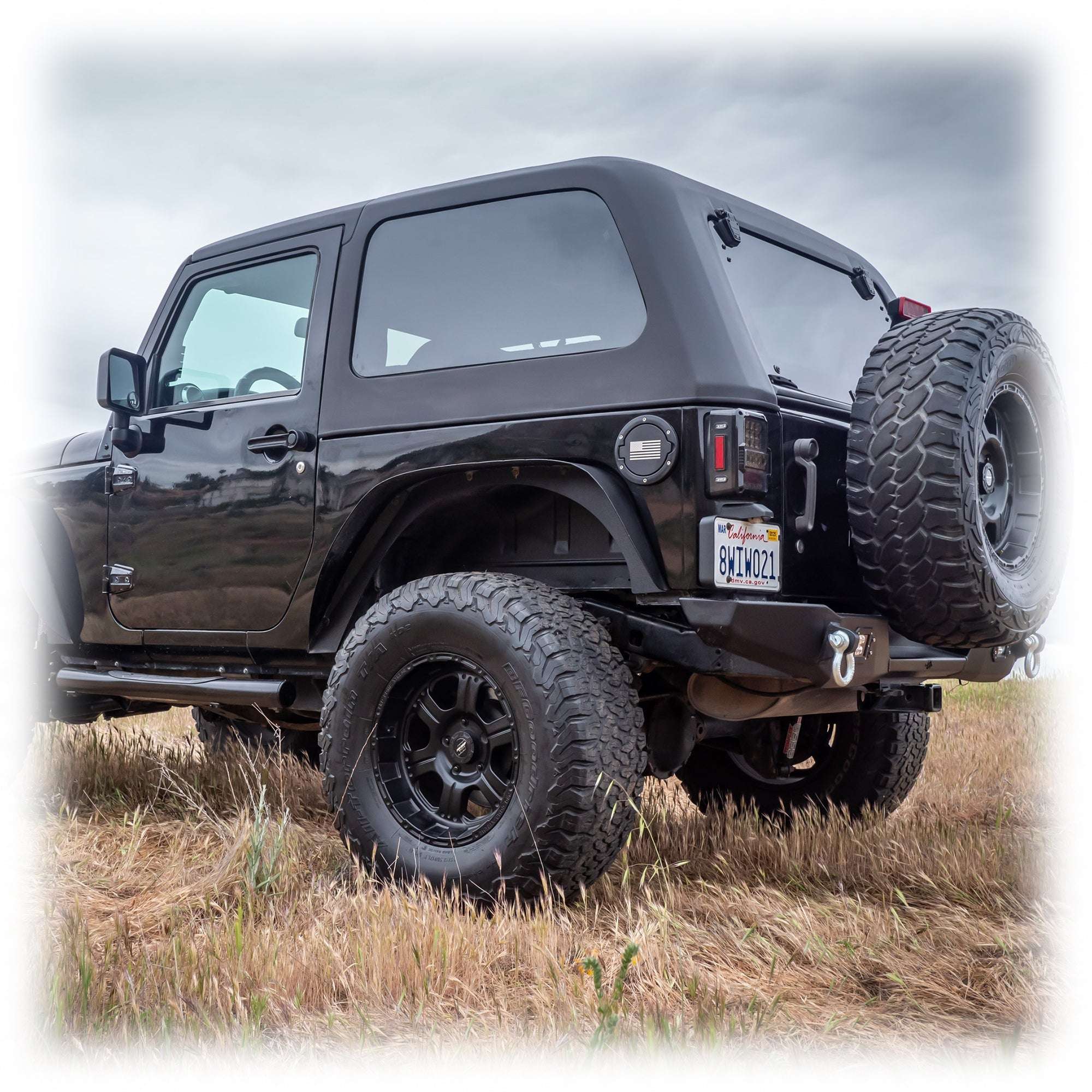 Jeep JK 2‑Door Fastback 2‑Piece Hard Top | 2007–2018 - Turn Offroad