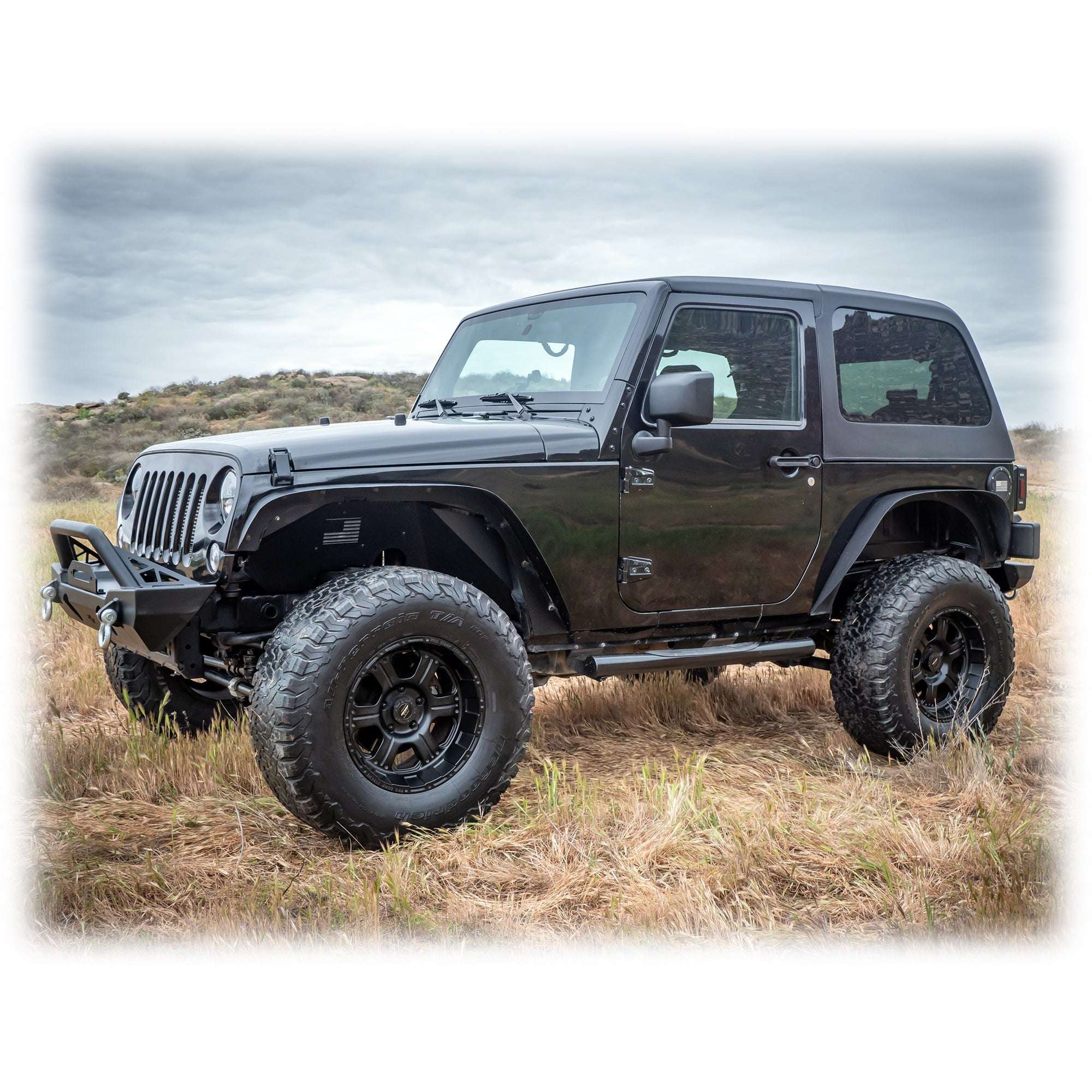 Jeep JK 2‑Door Fastback 2‑Piece Hard Top | 2007–2018 - Turn Offroad