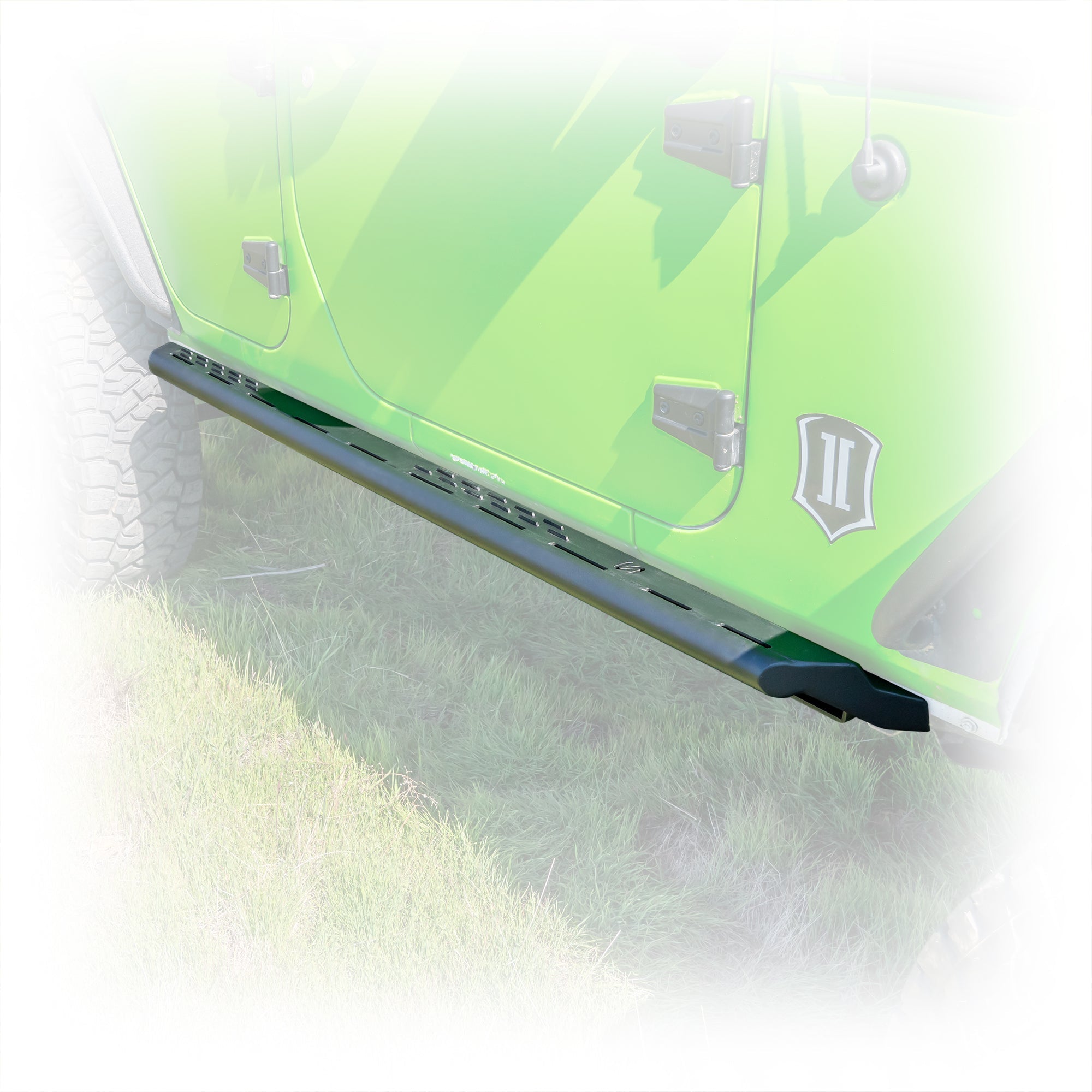 Jeep JK Rock Slider Steps with Frame - Mount System | 2007 - 2018 - Turn Offroad