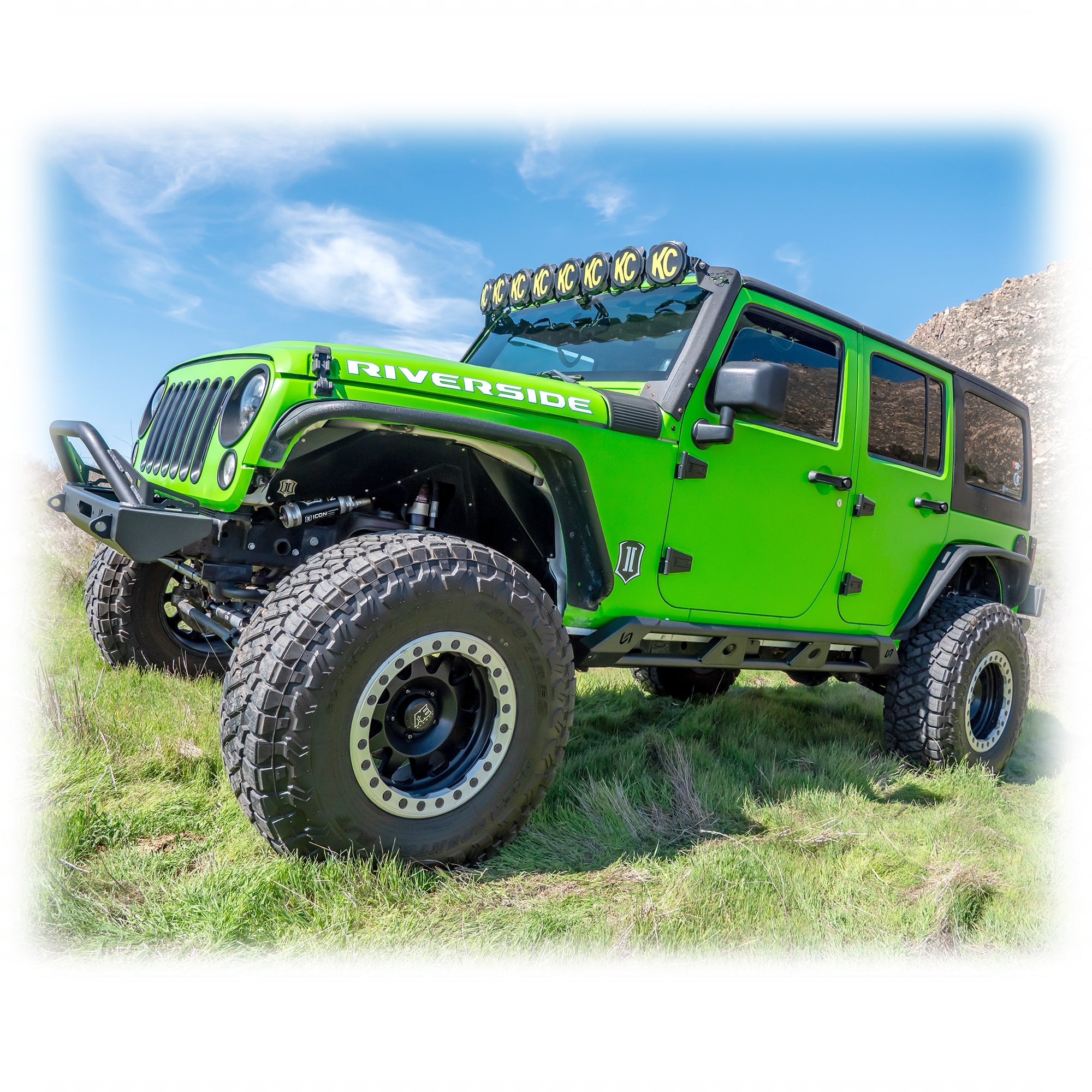Jeep JK Rock Sliders | Frame - Mount System | 2007–2018 - Turn Offroad