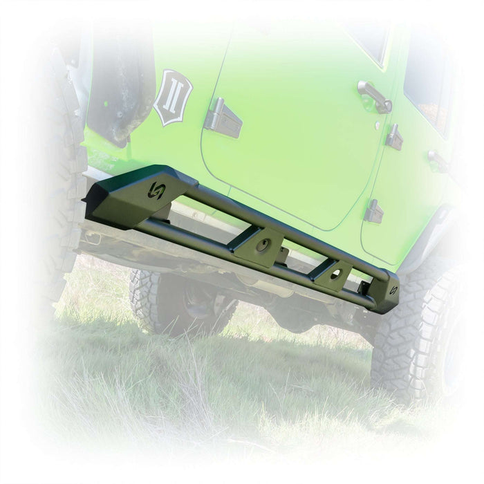 Jeep JK Rock Sliders | Frame - Mount System | 2007–2018 - Turn Offroad