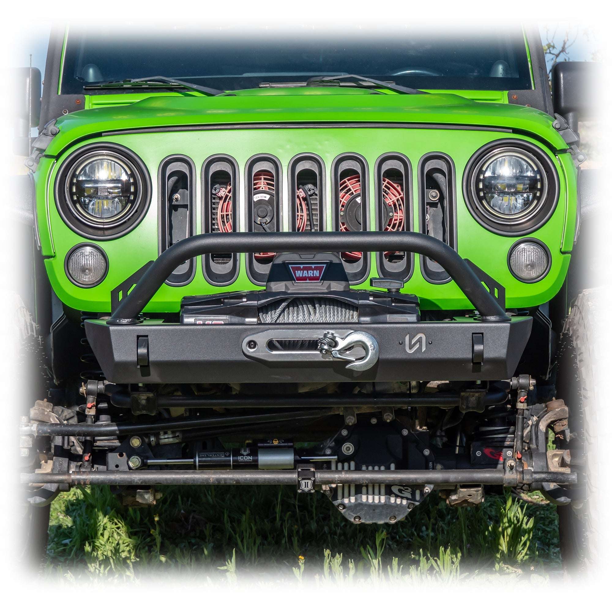 Jeep JK | Stubby Front Bumper | High - Clearance, Winch - Ready | 2007 - 2018 - Turn Offroad