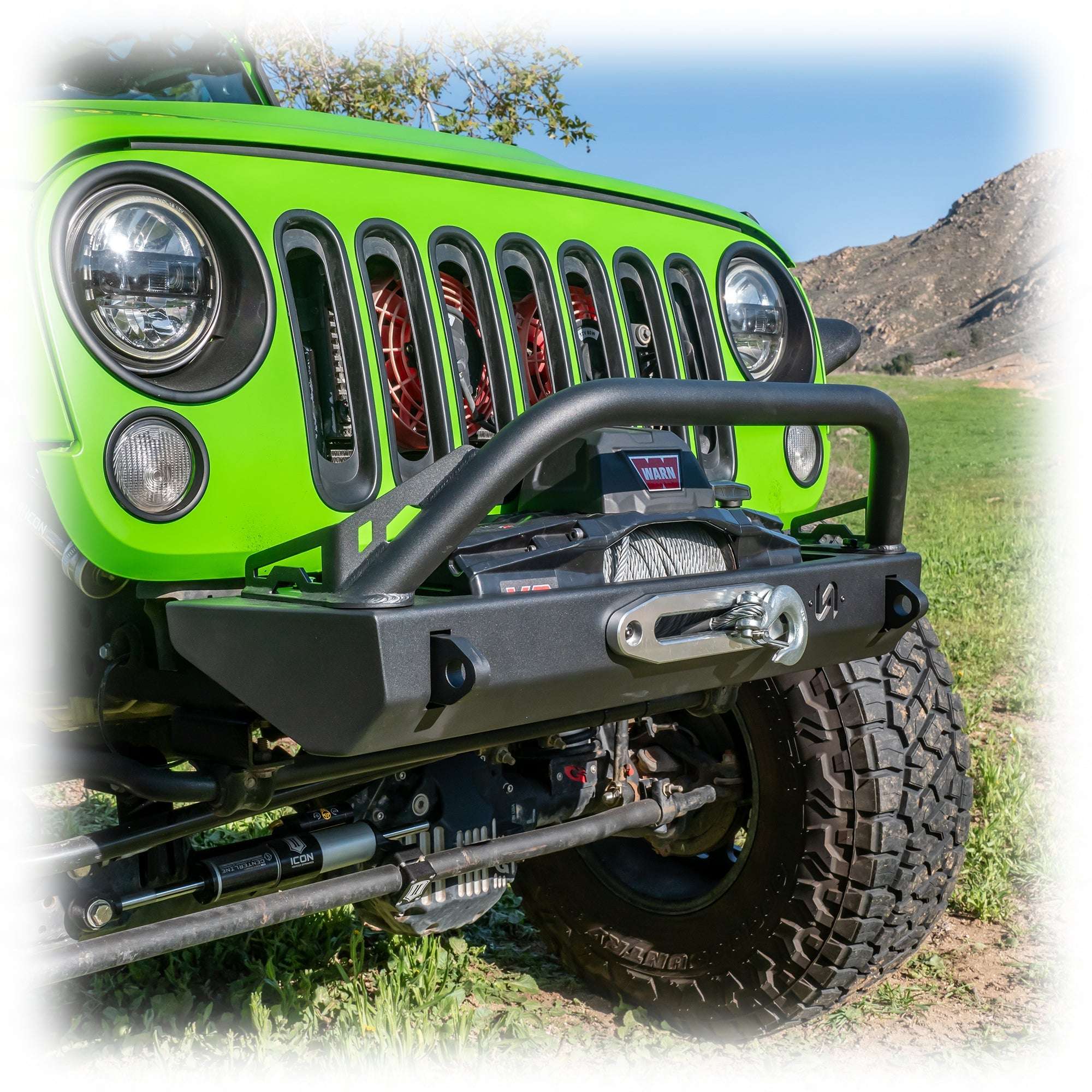 Jeep JK | Stubby Front Bumper | High - Clearance, Winch - Ready | 2007 - 2018 - Turn Offroad