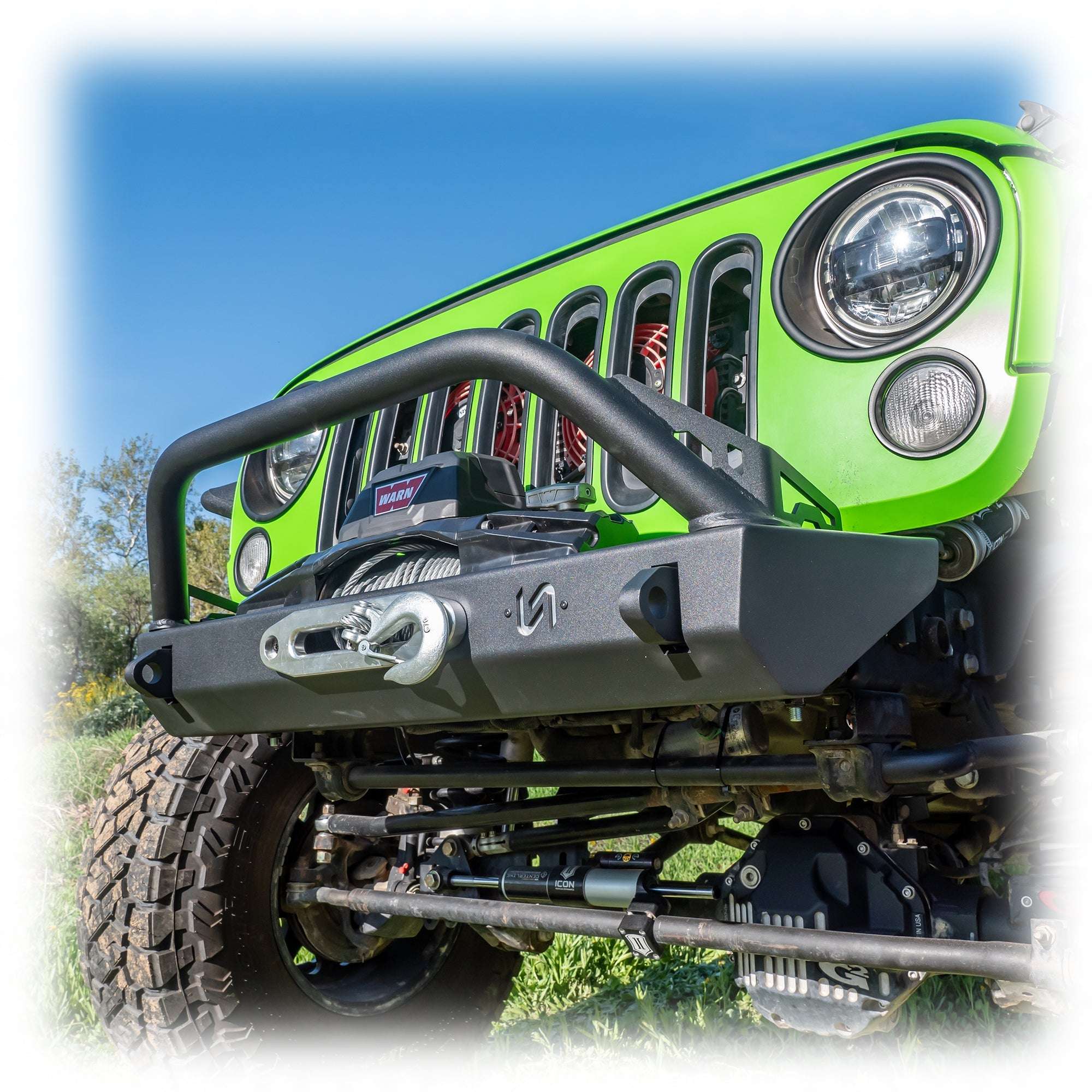 Jeep JK | Stubby Front Bumper | High - Clearance, Winch - Ready | 2007 - 2018 - Turn Offroad