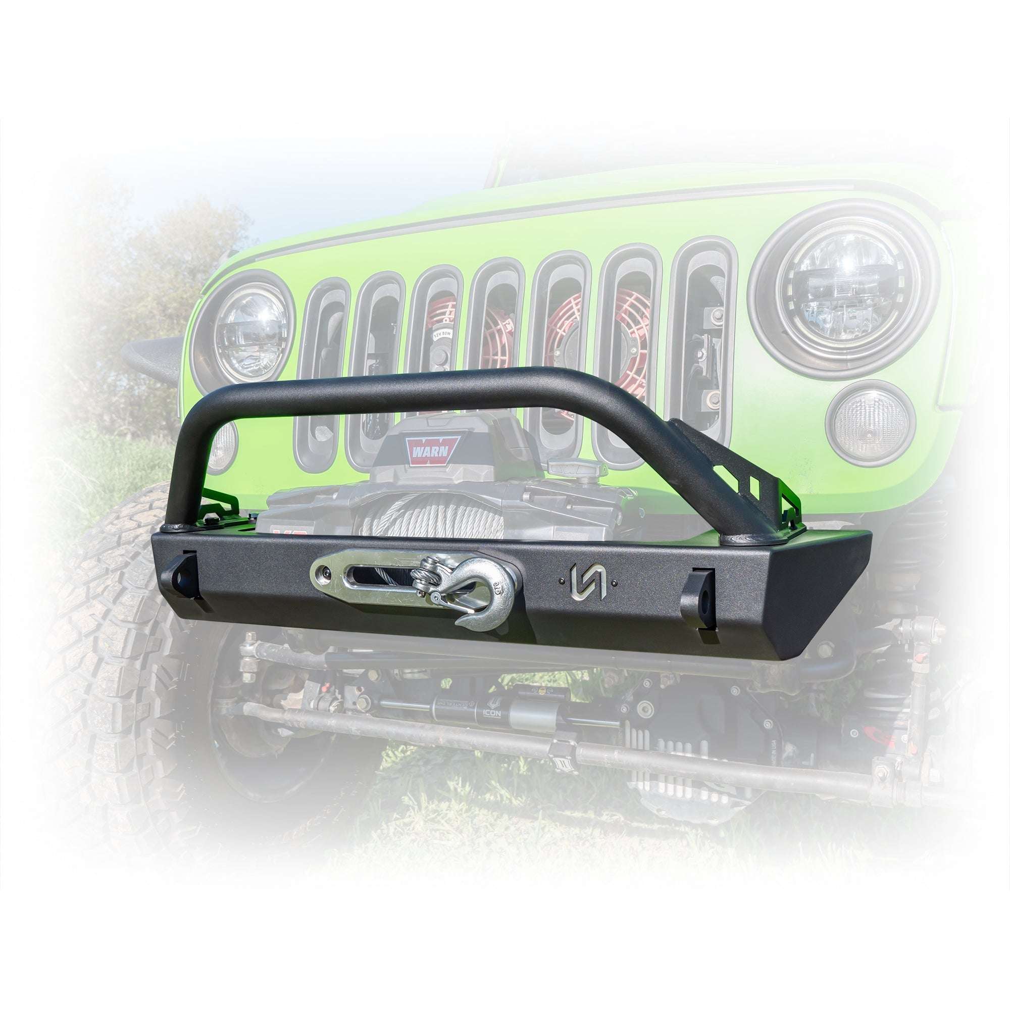 Jeep JK | Stubby Front Bumper | High - Clearance, Winch - Ready | 2007 - 2018 - Turn Offroad