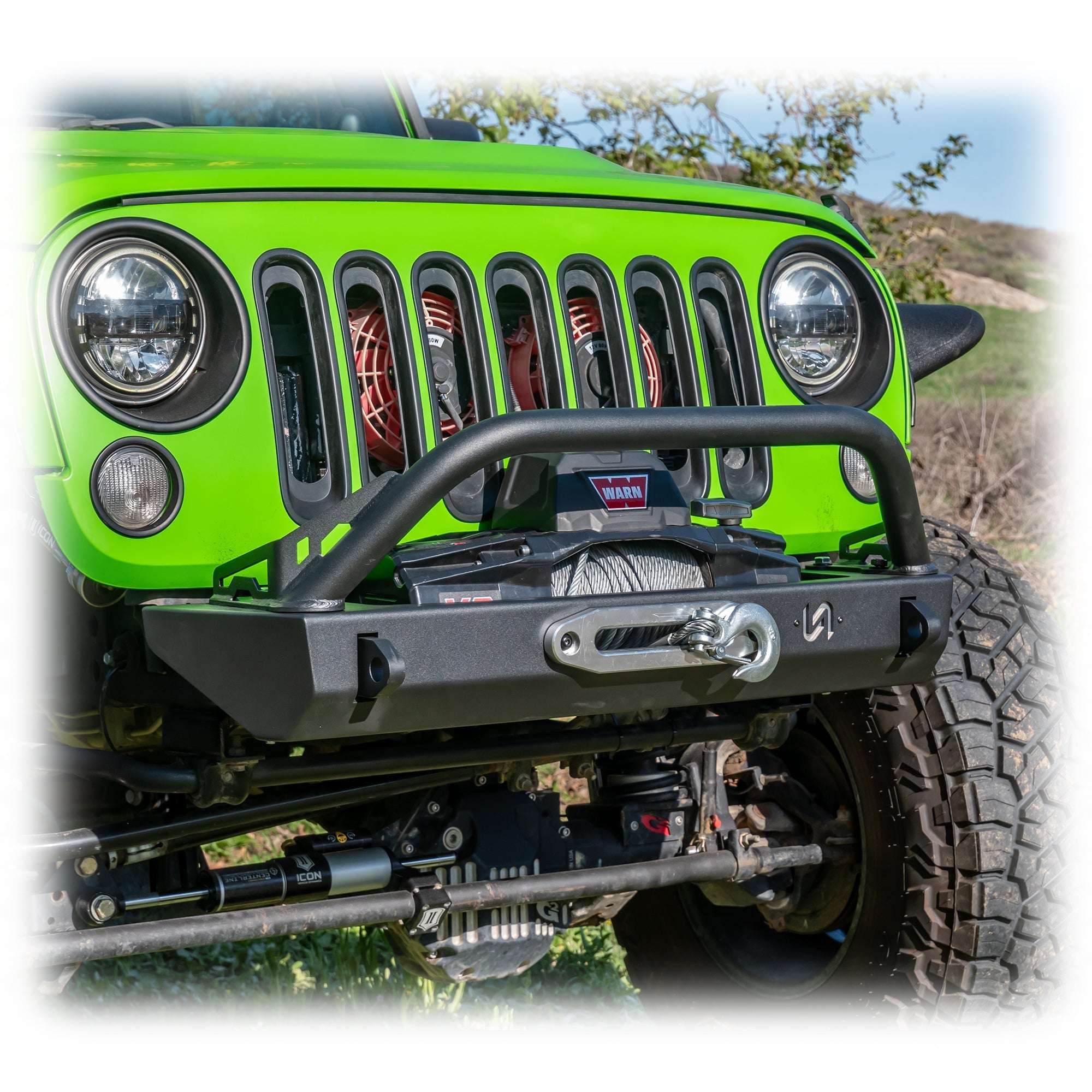 Jeep JK | Stubby Front Bumper | High - Clearance, Winch - Ready | 2007 - 2018 - Turn Offroad
