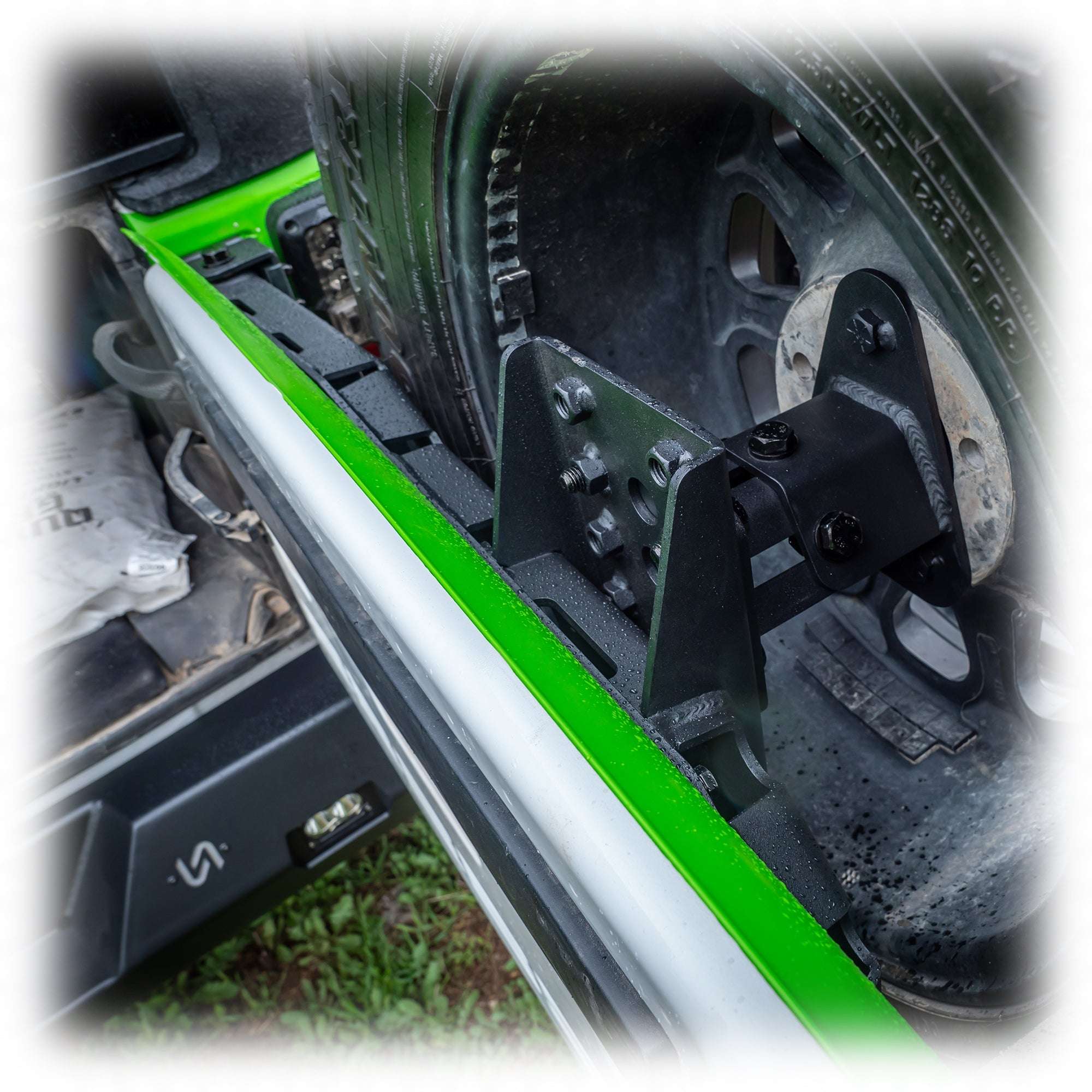 Jeep JK Tire Carrier + Tailgate Reinforcement | 2007–2018 - Turn Offroad
