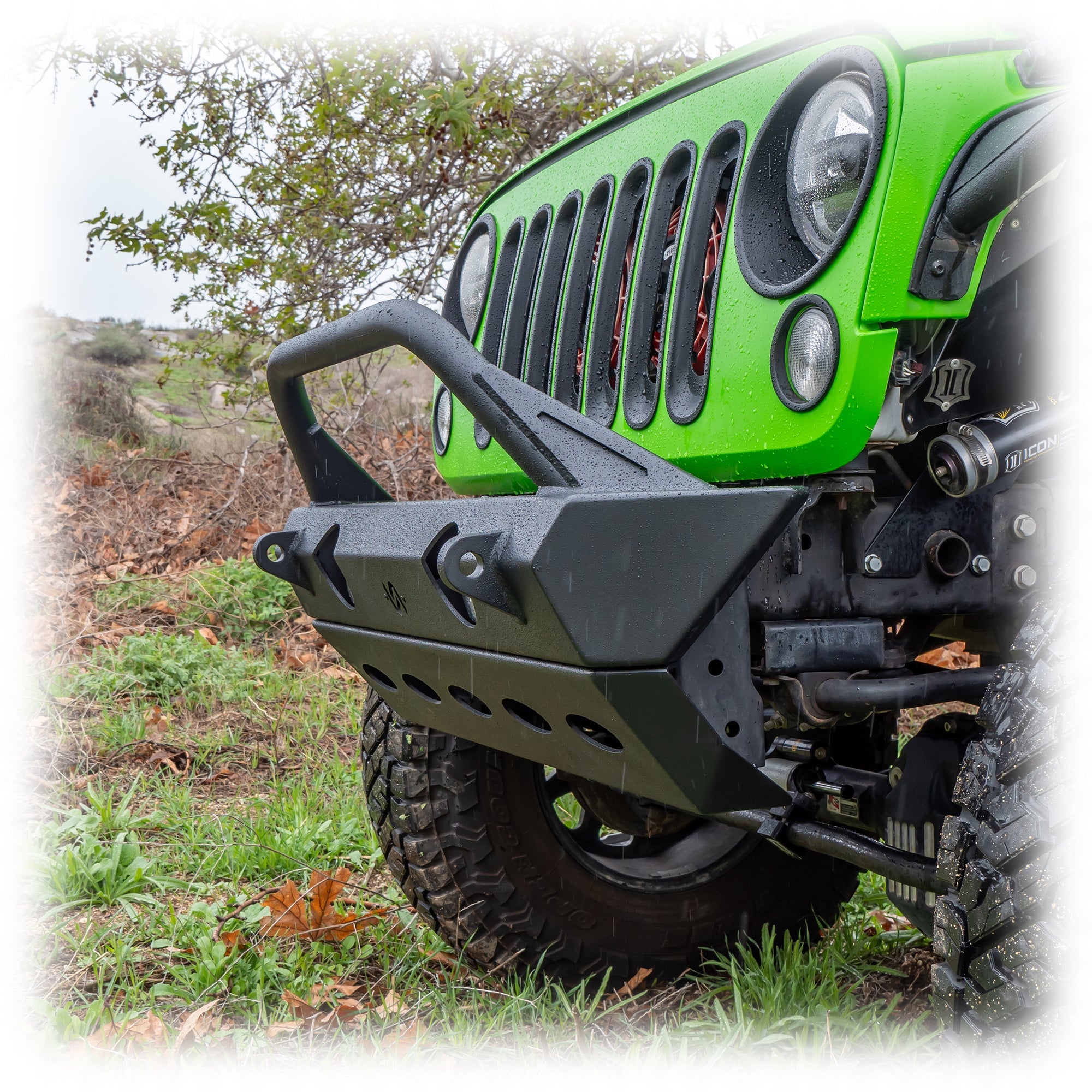 Jeep JK/JL/JT Front Bumper with Full Skid Plate | 2007–2025 - Turn Offroad