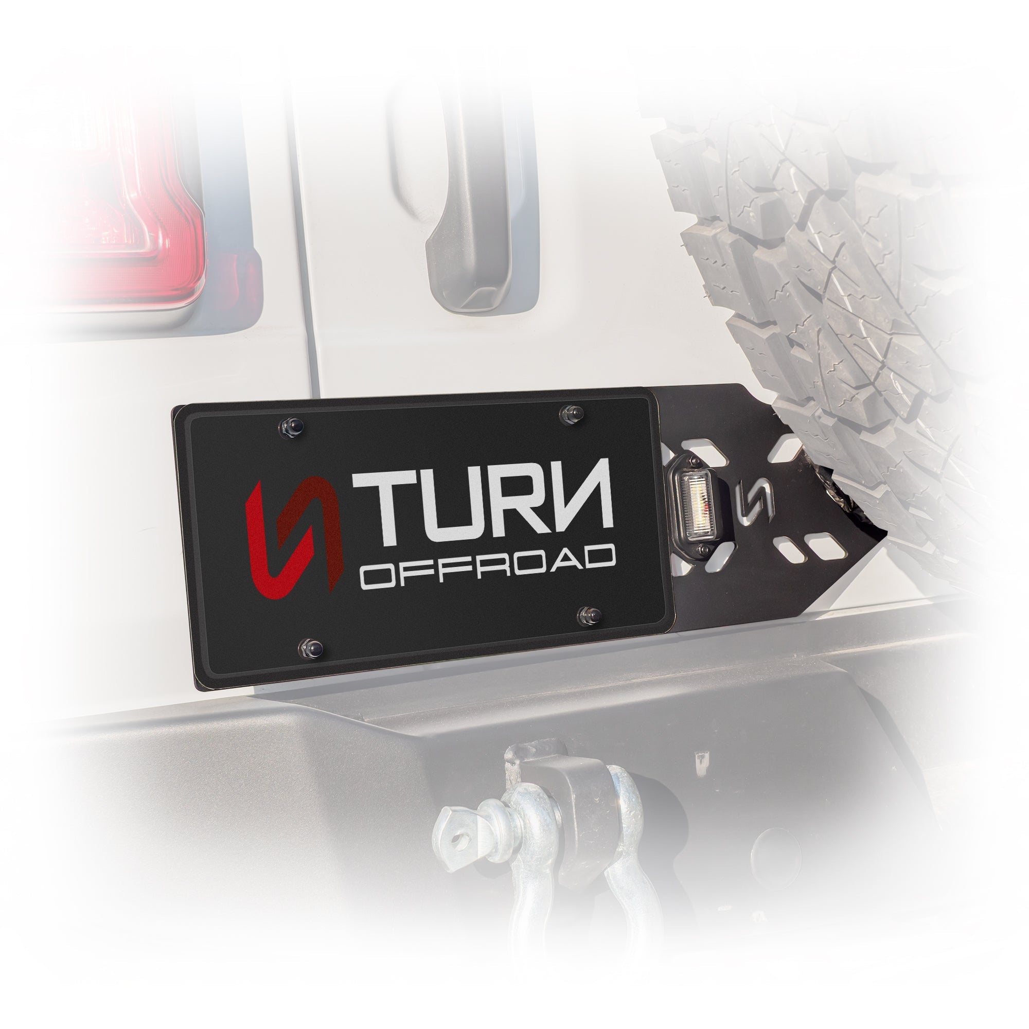 Jeep JL License Plate Relocation Kit - Turn Offroad