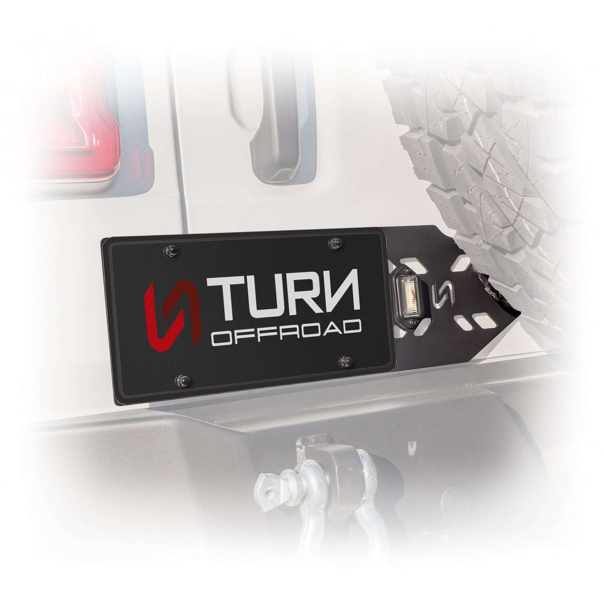 Jeep JL License Plate Relocation Kit - Turn Offroad