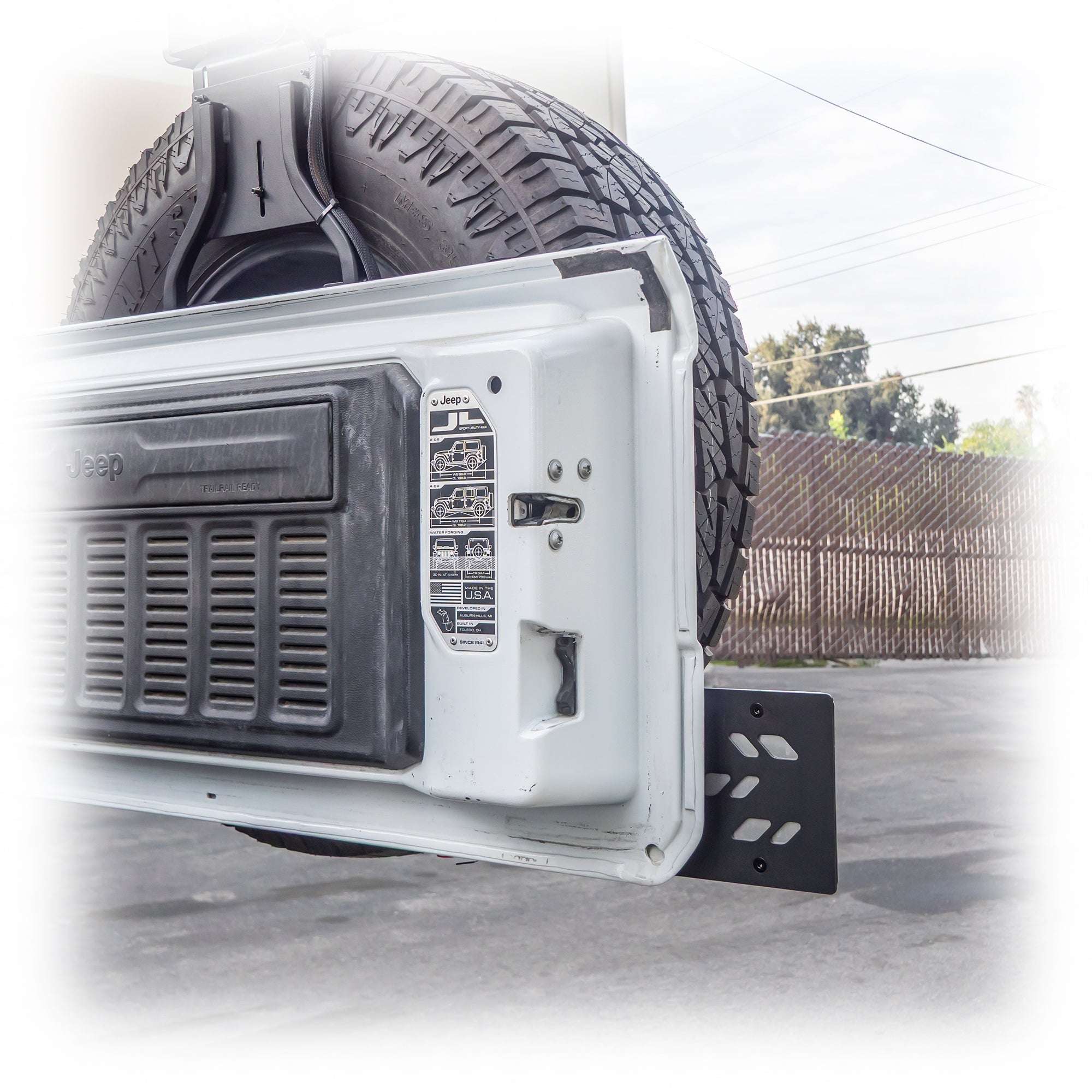 Jeep JL License Plate Relocation Kit - Turn Offroad
