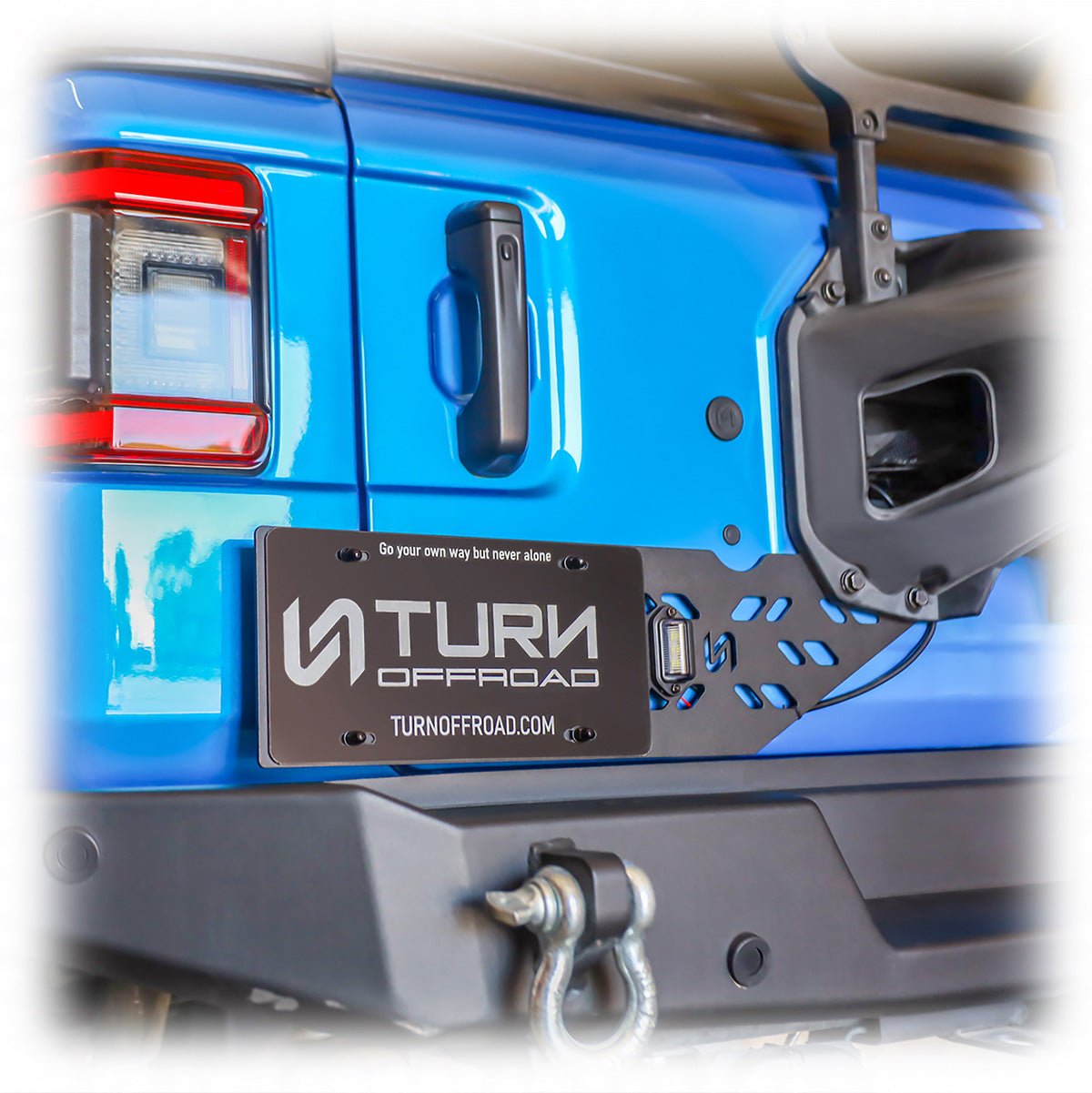 Jeep JL License Plate Relocation Kit - Turn Offroad