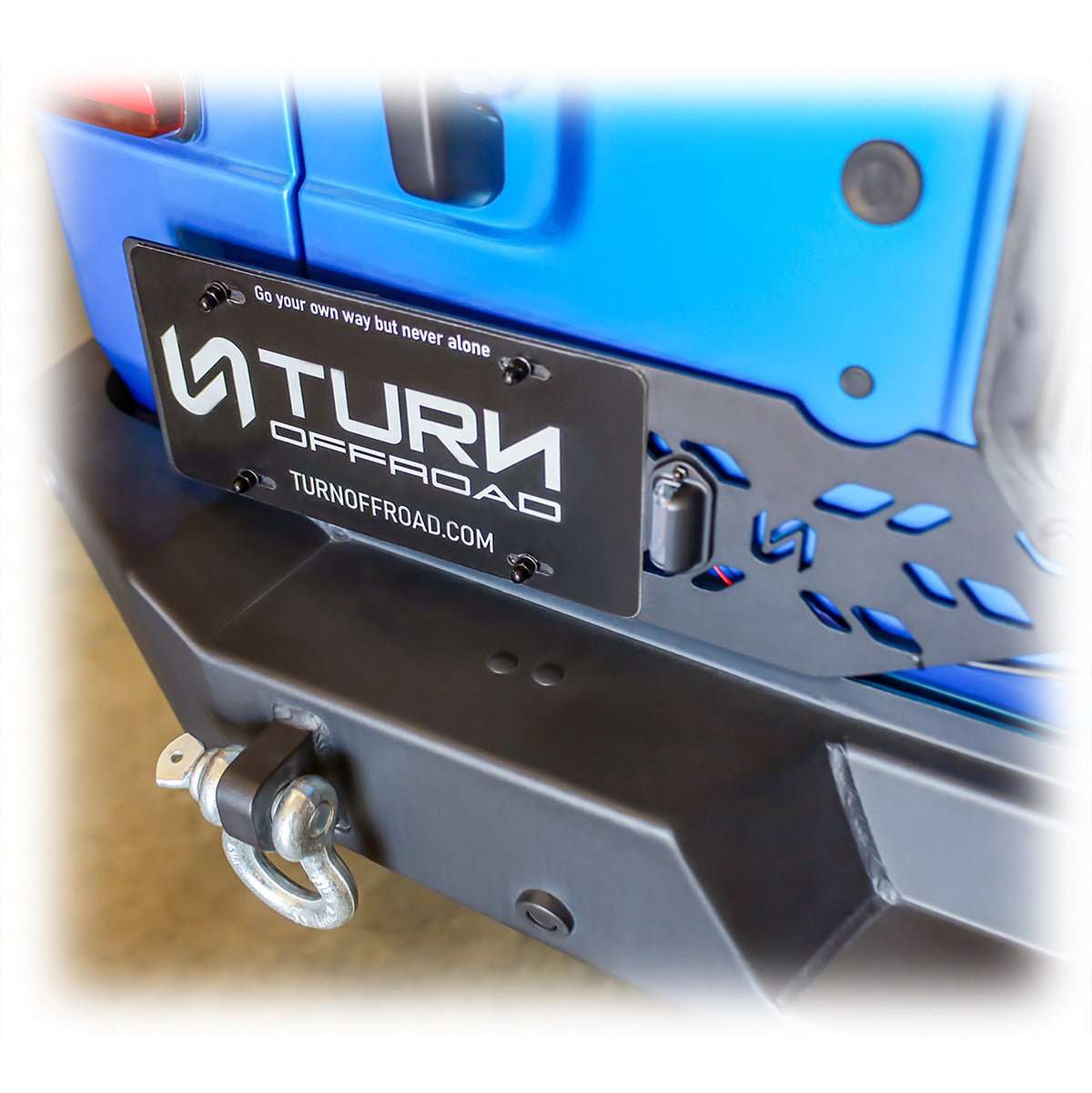 Jeep JL License Plate Relocation Kit - Turn Offroad