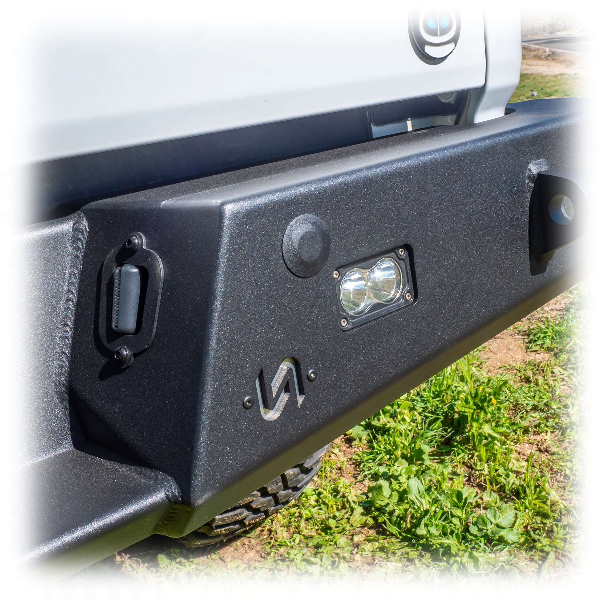 Jeep JT Gladiator Rear Bumper with Frame - Mounted Rock - Slider Wings | 2020–2025 - Turn Offroad