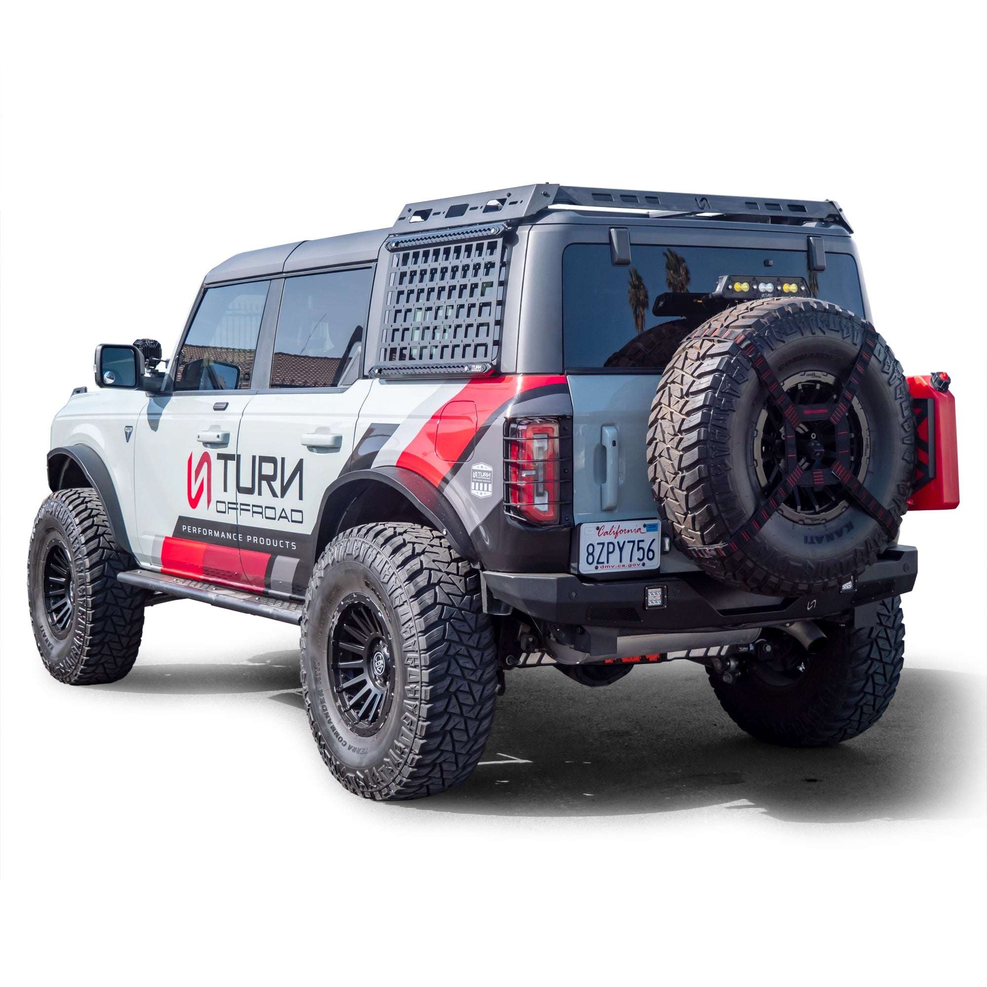 Side MOLLE Panels for 2021+ Ford Bronco 4 - Door Hard Top - Turn Offroad