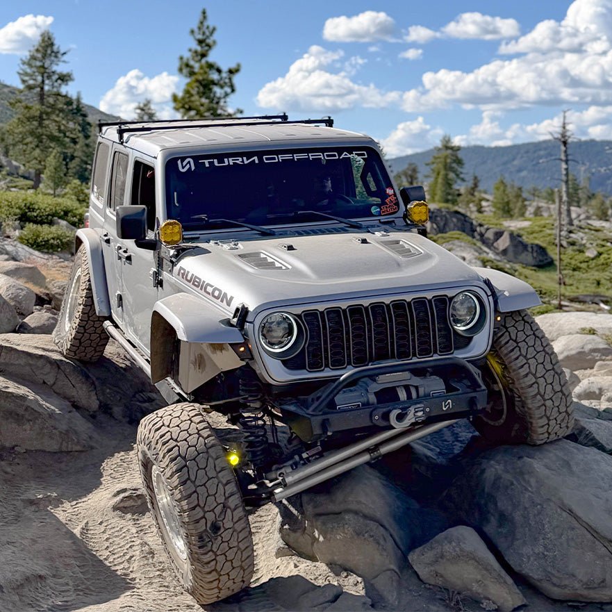 Stubby Front Bumper for Jeep Wrangler JL and Gladiator JT - Turn Offroad