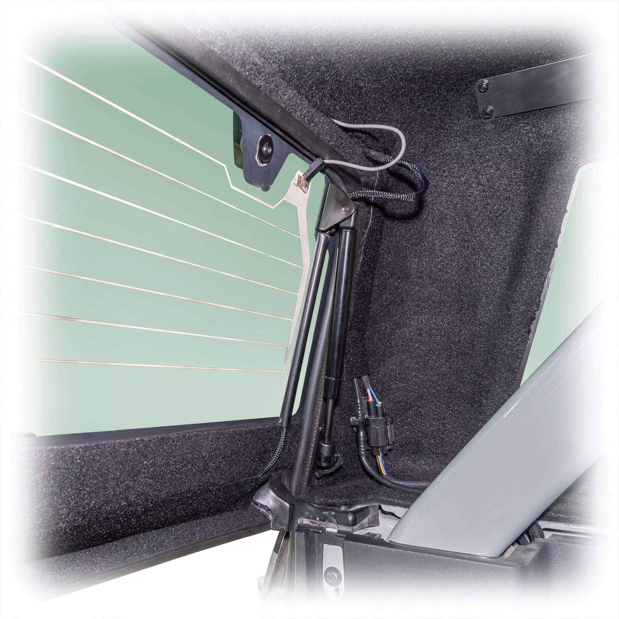 TR10 Bronco Hard Top Rear Window, Defroster & Wiper Assembly - Turn Offroad