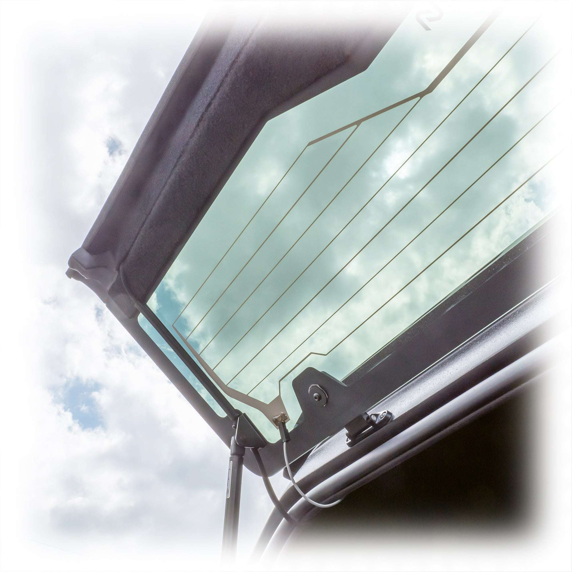 TR10 Bronco Hard Top Rear Window, Defroster & Wiper Assembly - Turn Offroad