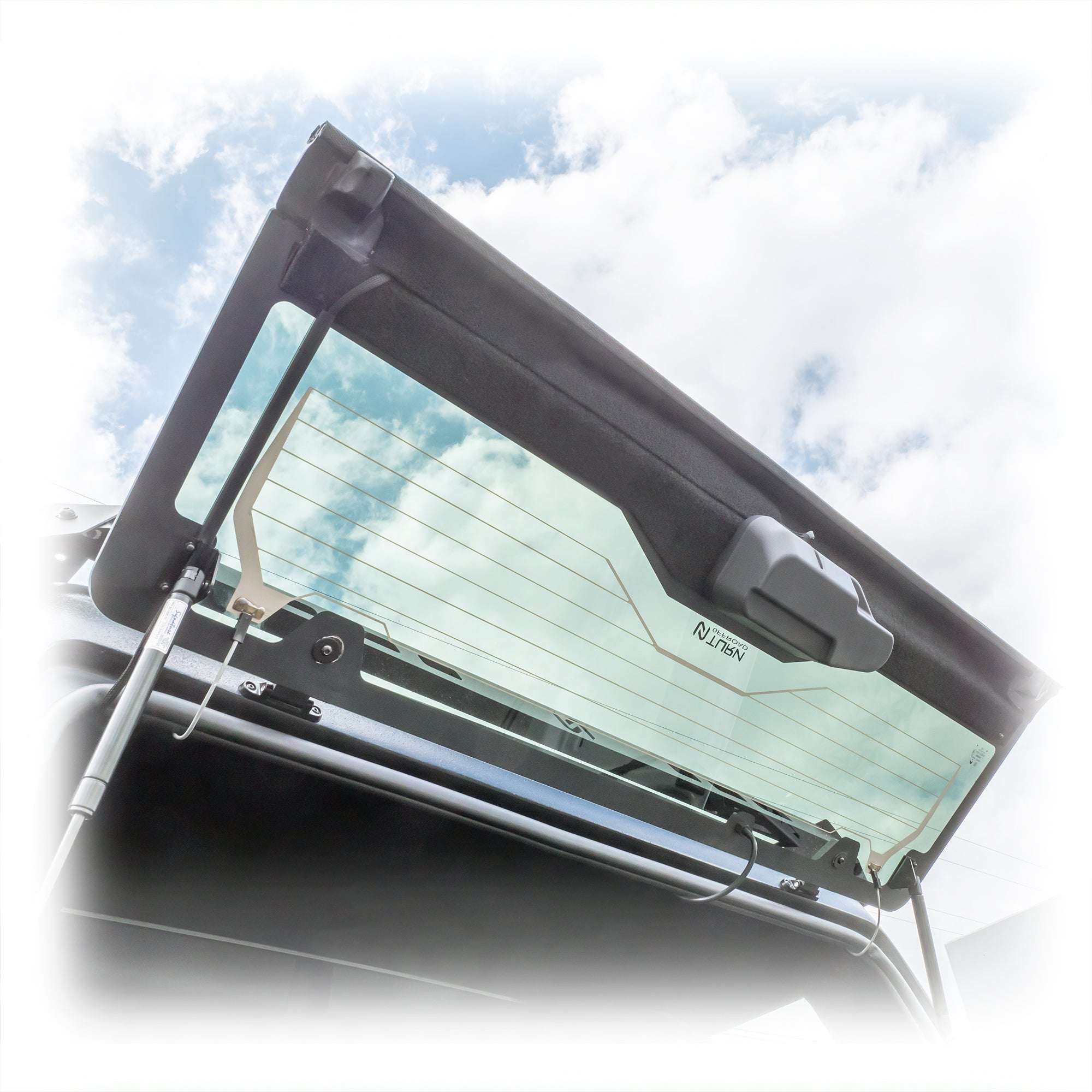 TR10 Bronco Hard Top Rear Window, Defroster & Wiper Assembly - Turn Offroad