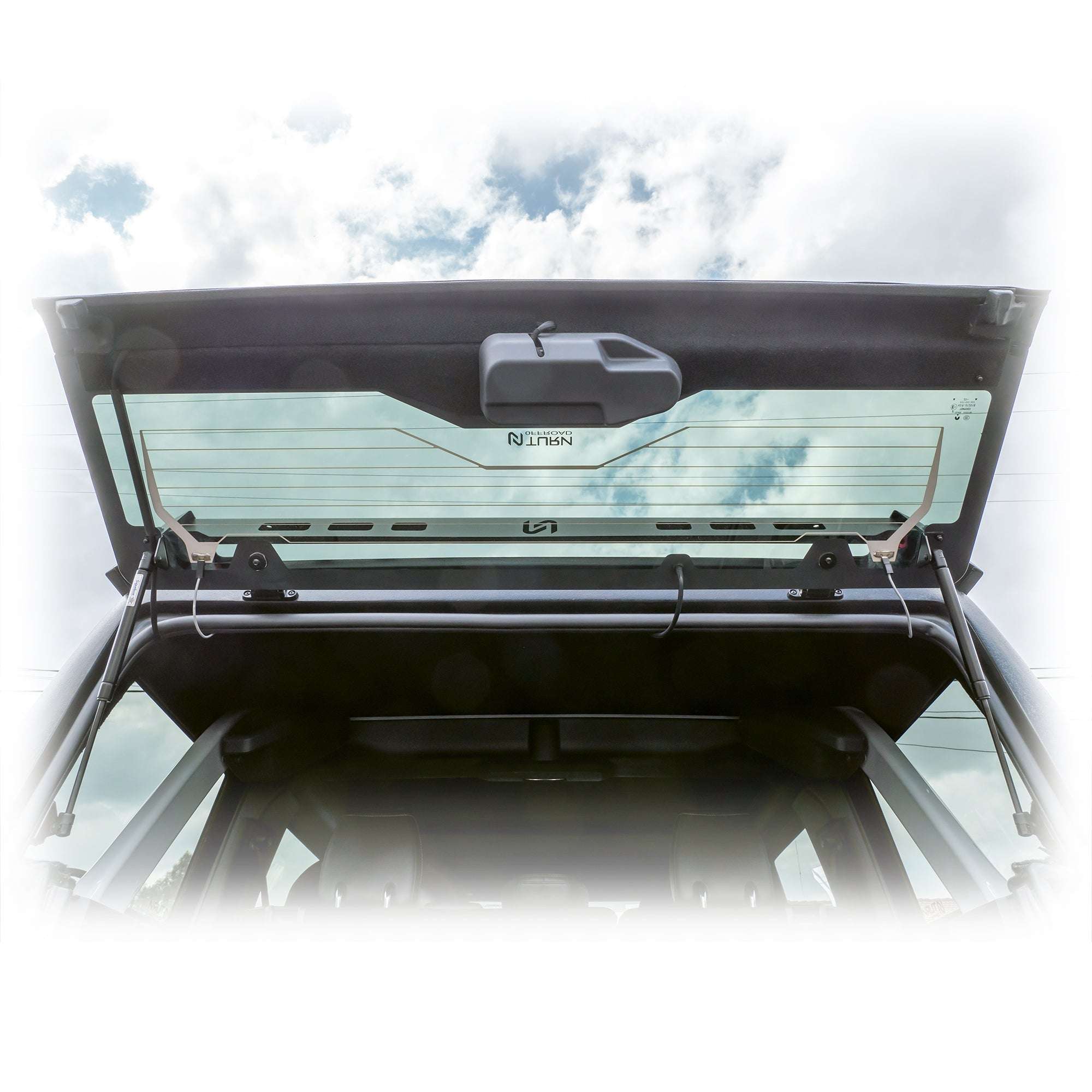 TR10 Bronco Hard Top Rear Window, Defroster & Wiper Assembly - Turn Offroad