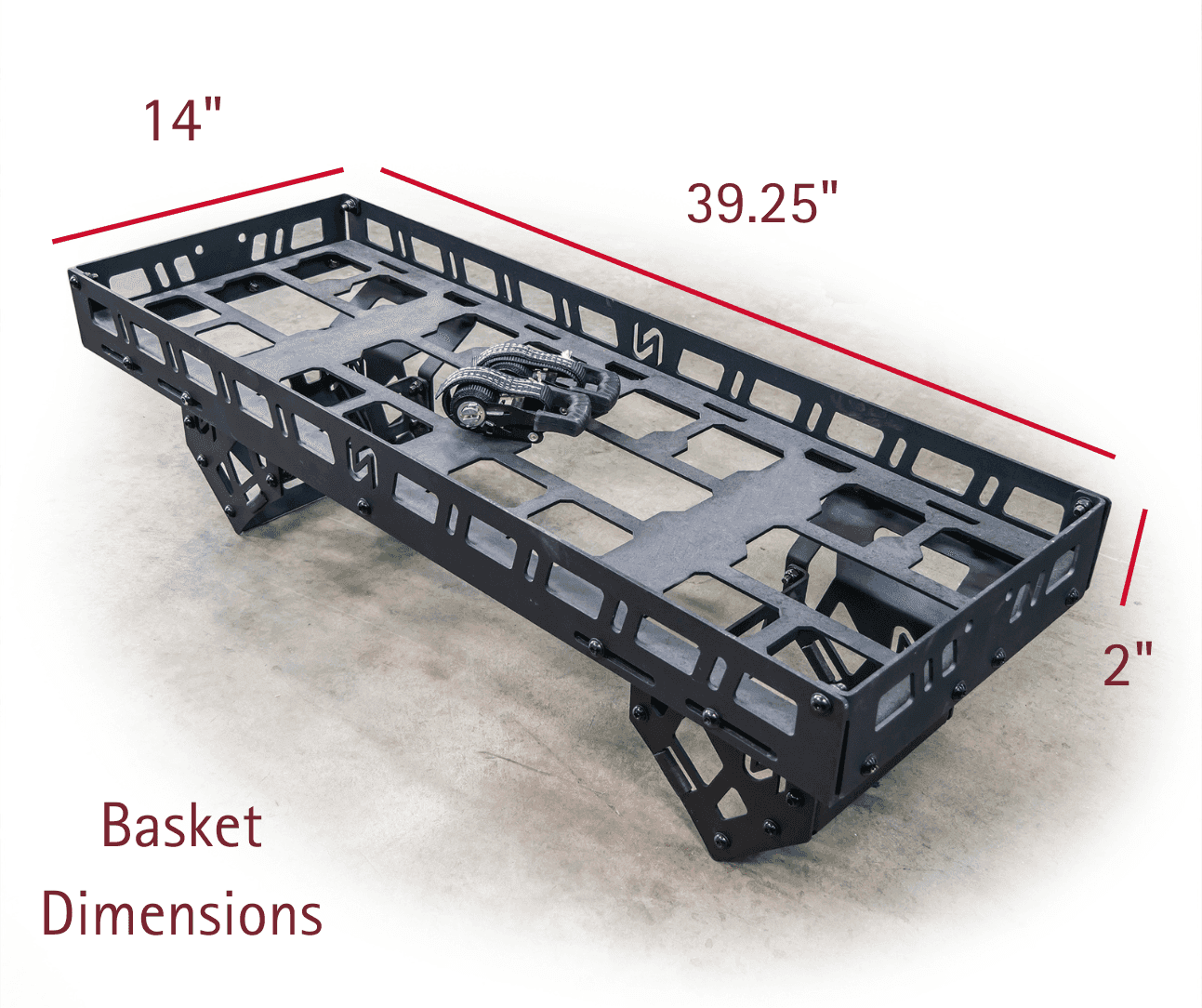 Universal Offroad Spare Tire Storage Rack - Offroad Ice Chest Carrier - Turn Offroad